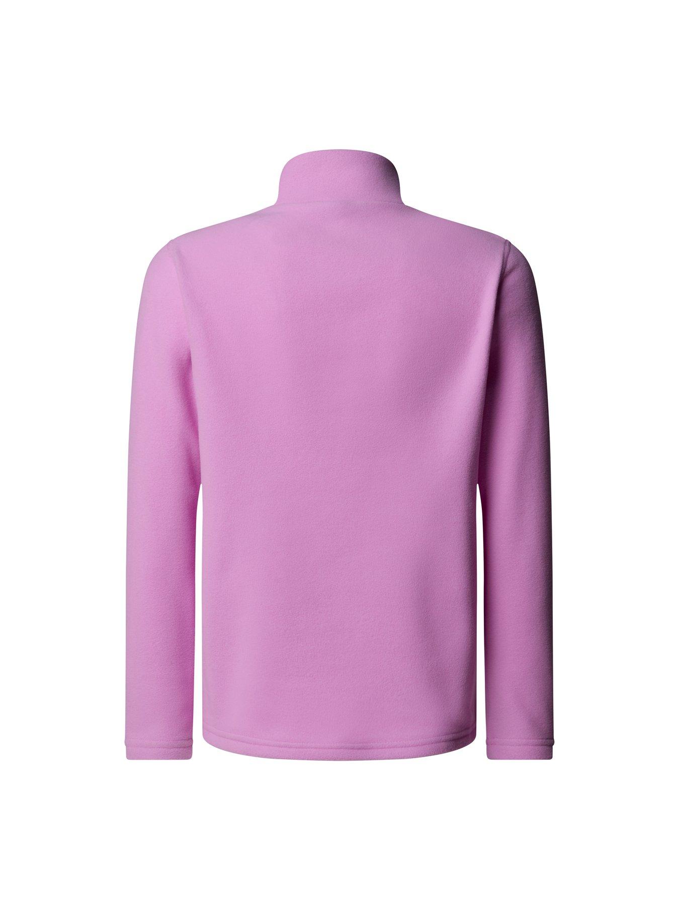 the-north-face-juniors-glacier-14-zip-pullover-pinkstillFront