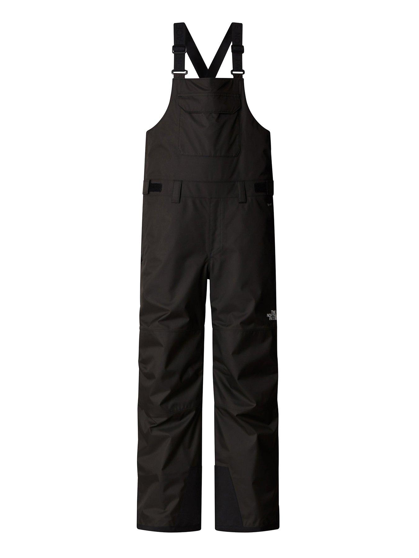 the-north-face-junior-freedom-insulated-bib-trousers-blackfront