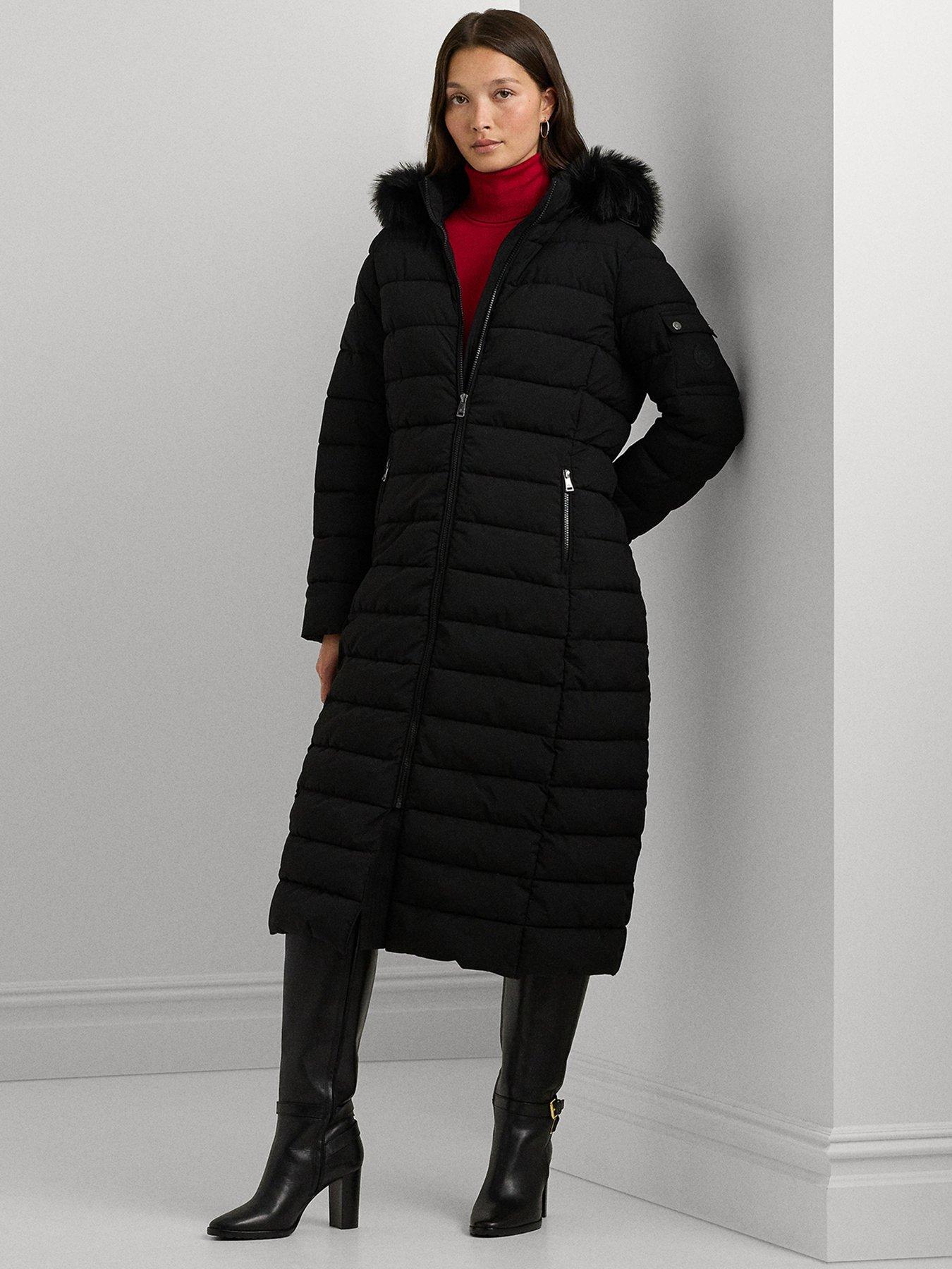 Ralph lauren longline puffer jacket online