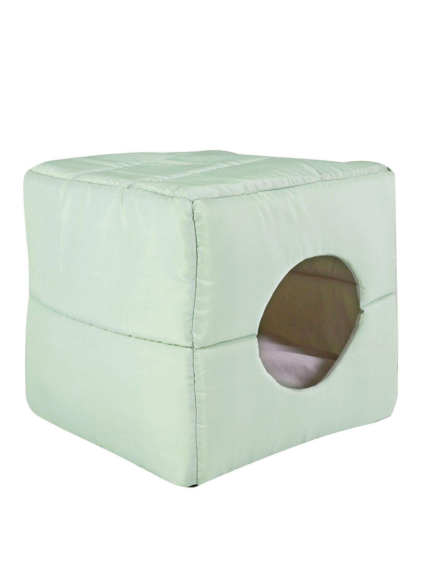 banbury-co-2-in-1-foldable-pet-cave-bed--green