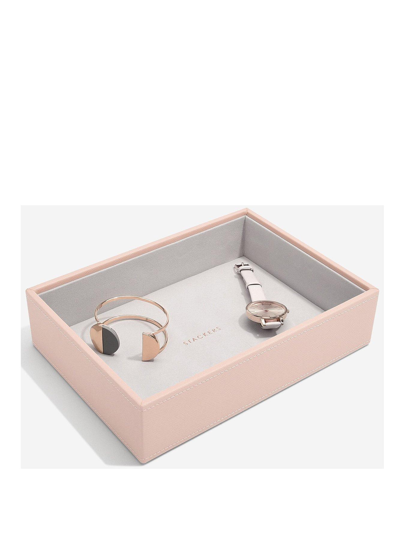 Image 1 of 3 of Stackers Stackers Classic Deep Open Tray - Blush