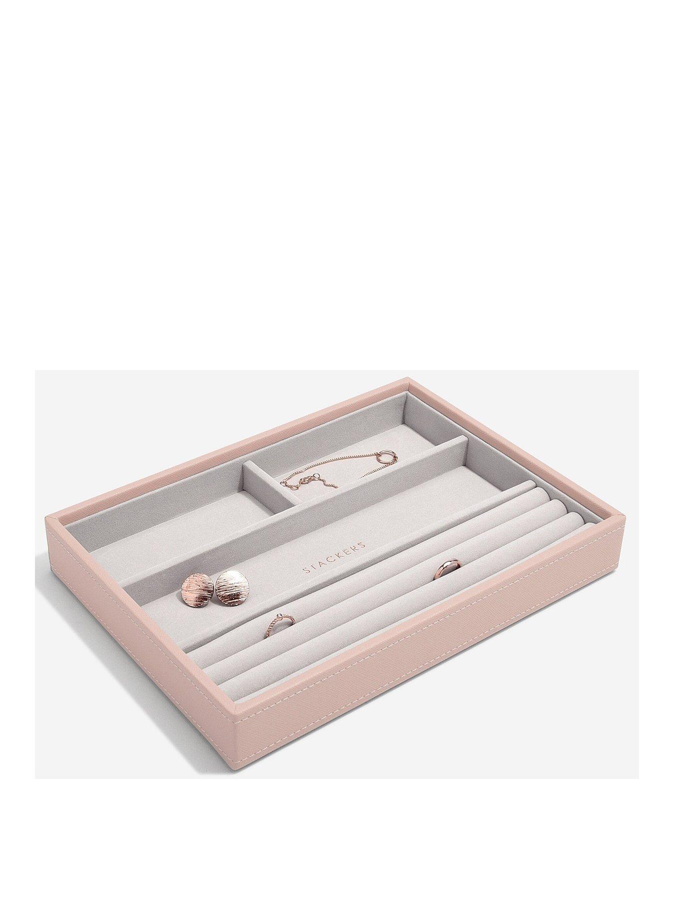 Image 1 of 3 of Stackers Stackers Classic 4 Section Tray - Blush