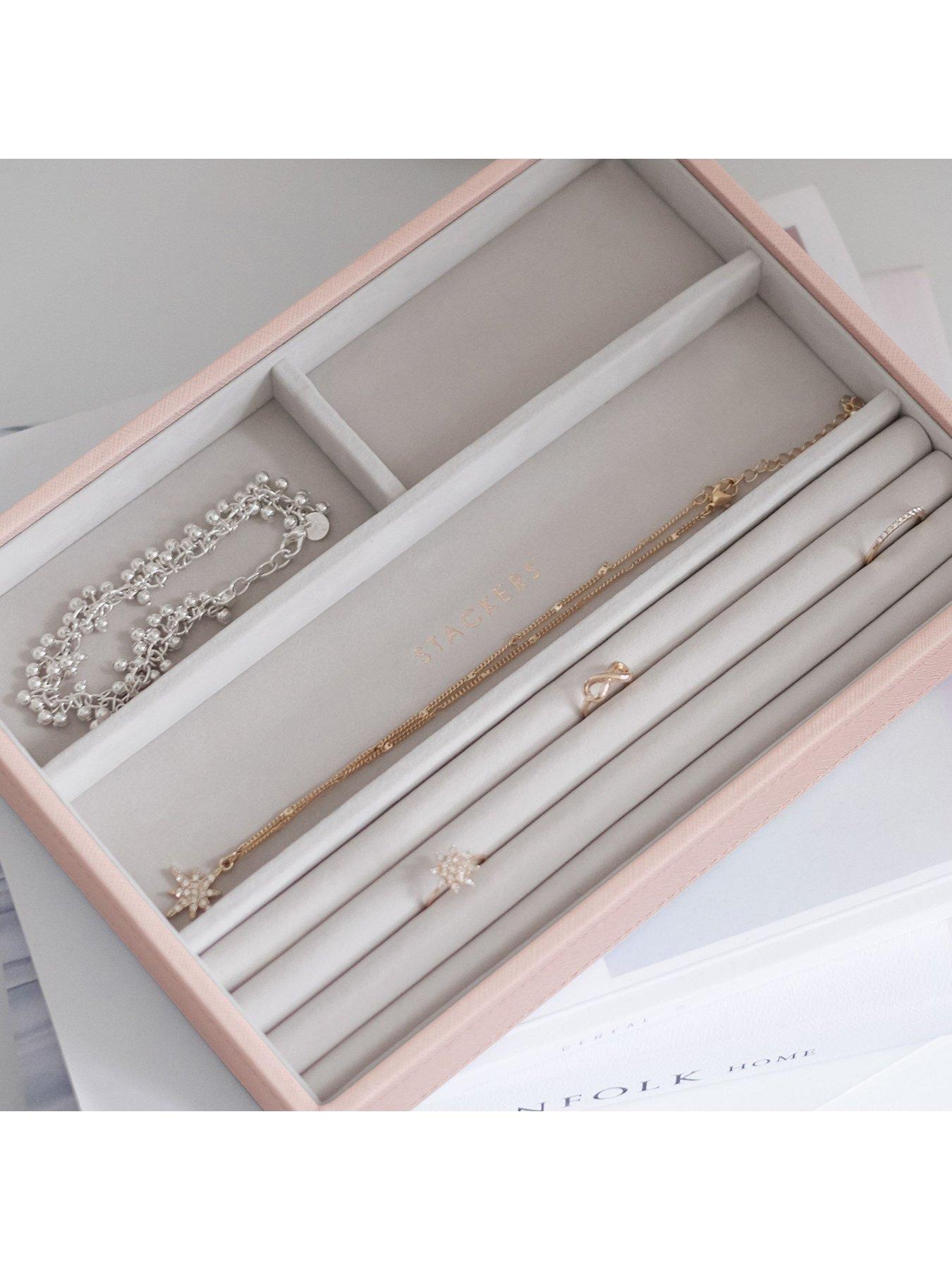 Image 3 of 3 of Stackers Stackers Classic 4 Section Tray - Blush