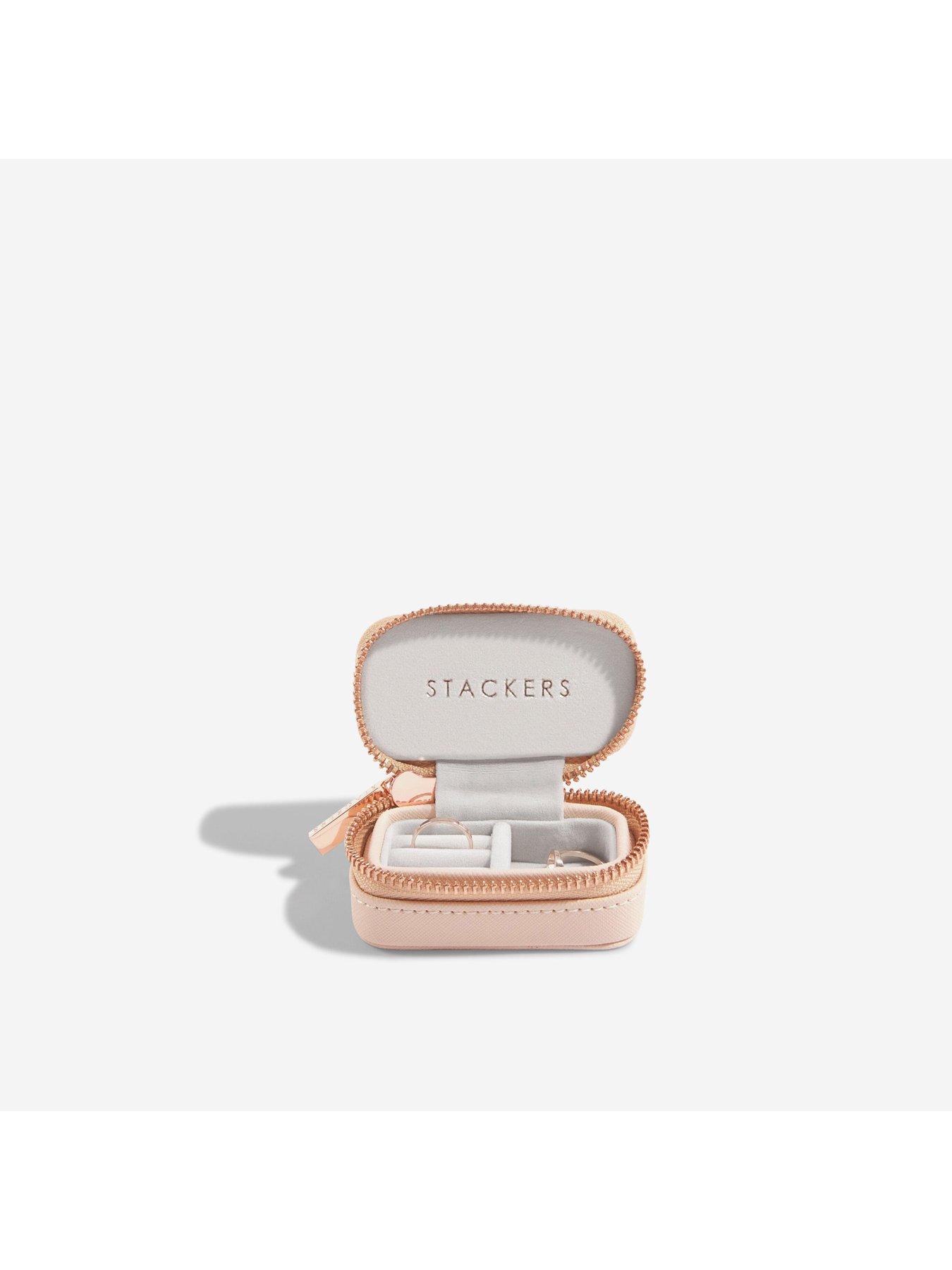 Image 3 of 3 of Stackers Stackers Large &amp; Petite Travel Box - Blush