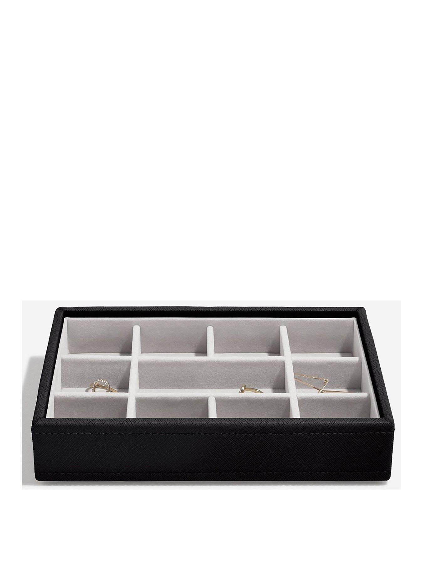 Image 1 of 2 of Stackers Stackers Mini 11 Section Tray - Black