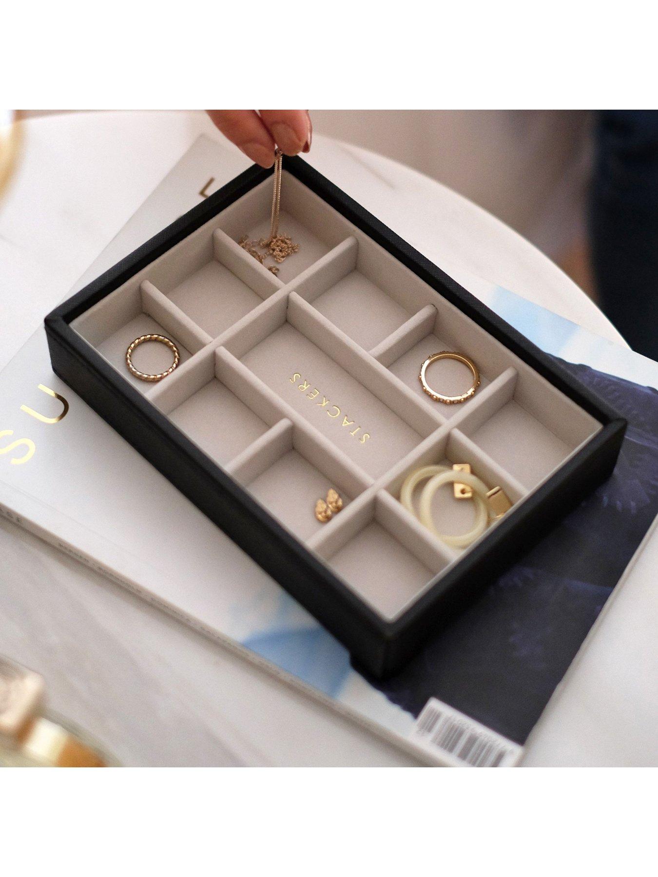 Image 2 of 2 of Stackers Stackers Mini 11 Section Tray - Black