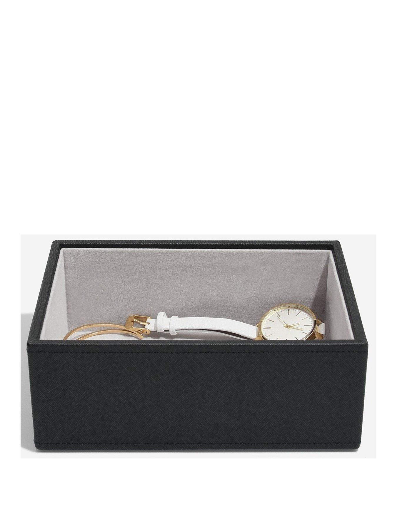 Image 1 of 2 of Stackers Stackers Mini Deep Open Tray - Black