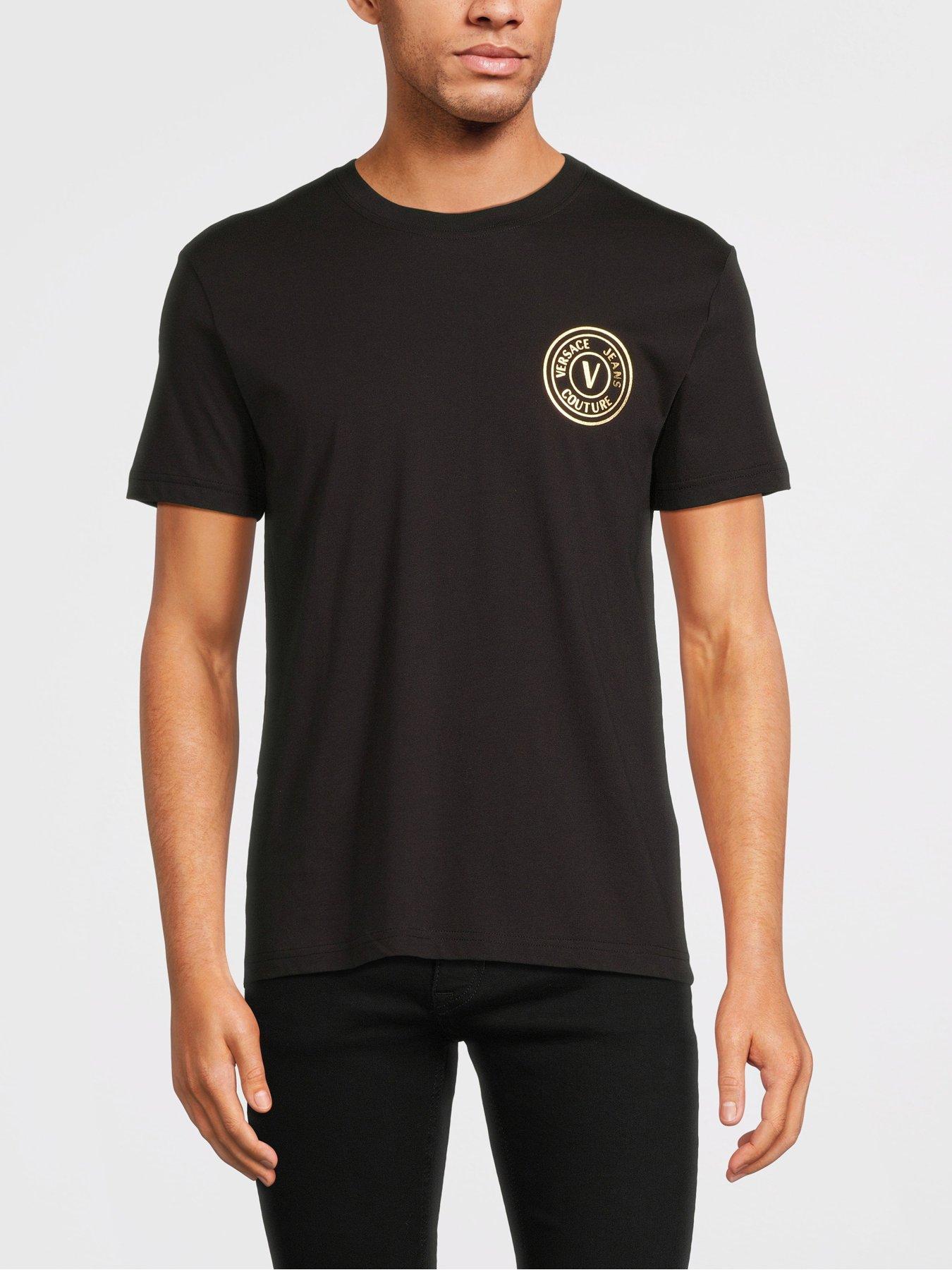 versace-jeans-couture-gold-left-chest-logo-t-shirt-black