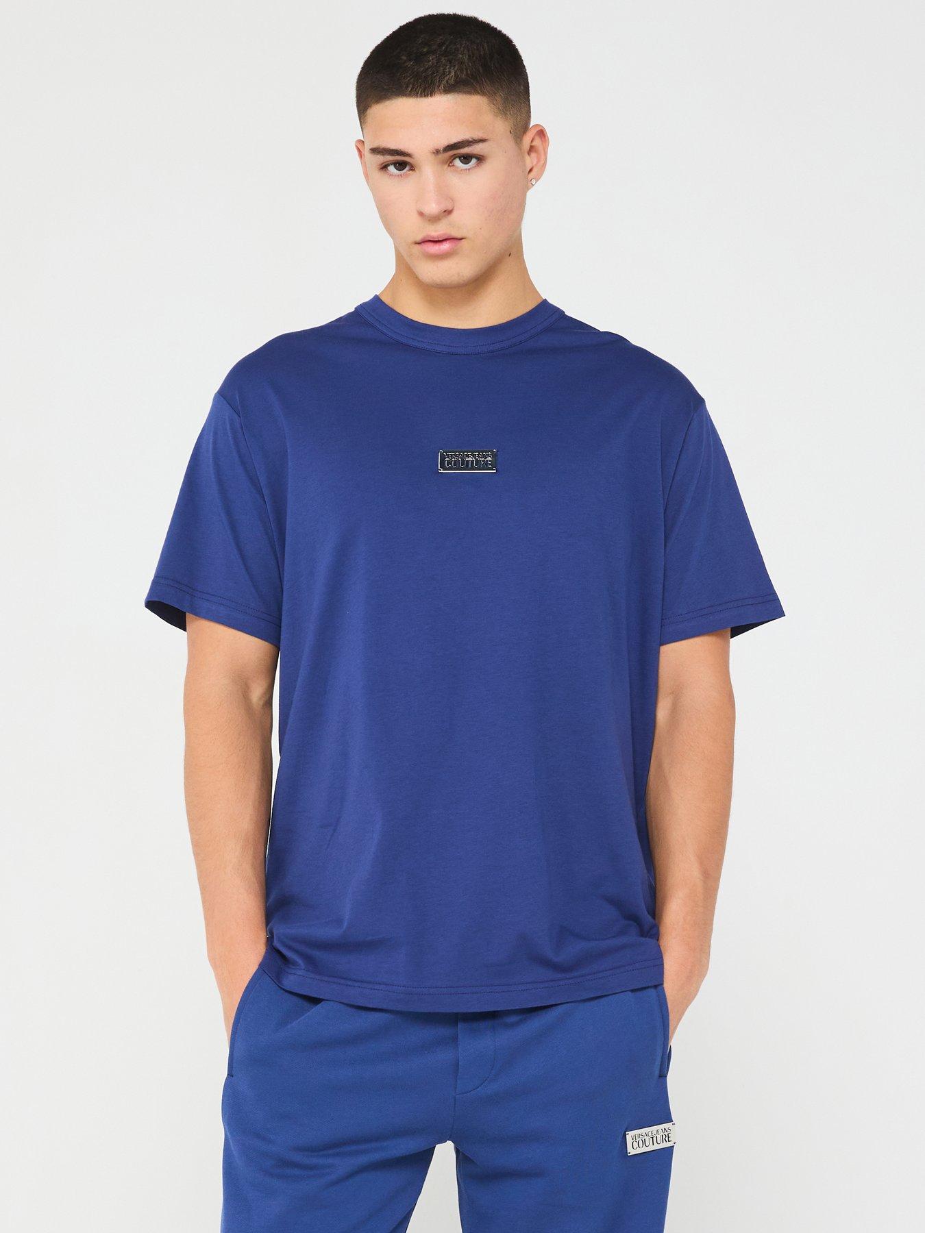 versace-jeans-couture-versace-jeans-couture-metal-plaque-logo-t-shirt-blue