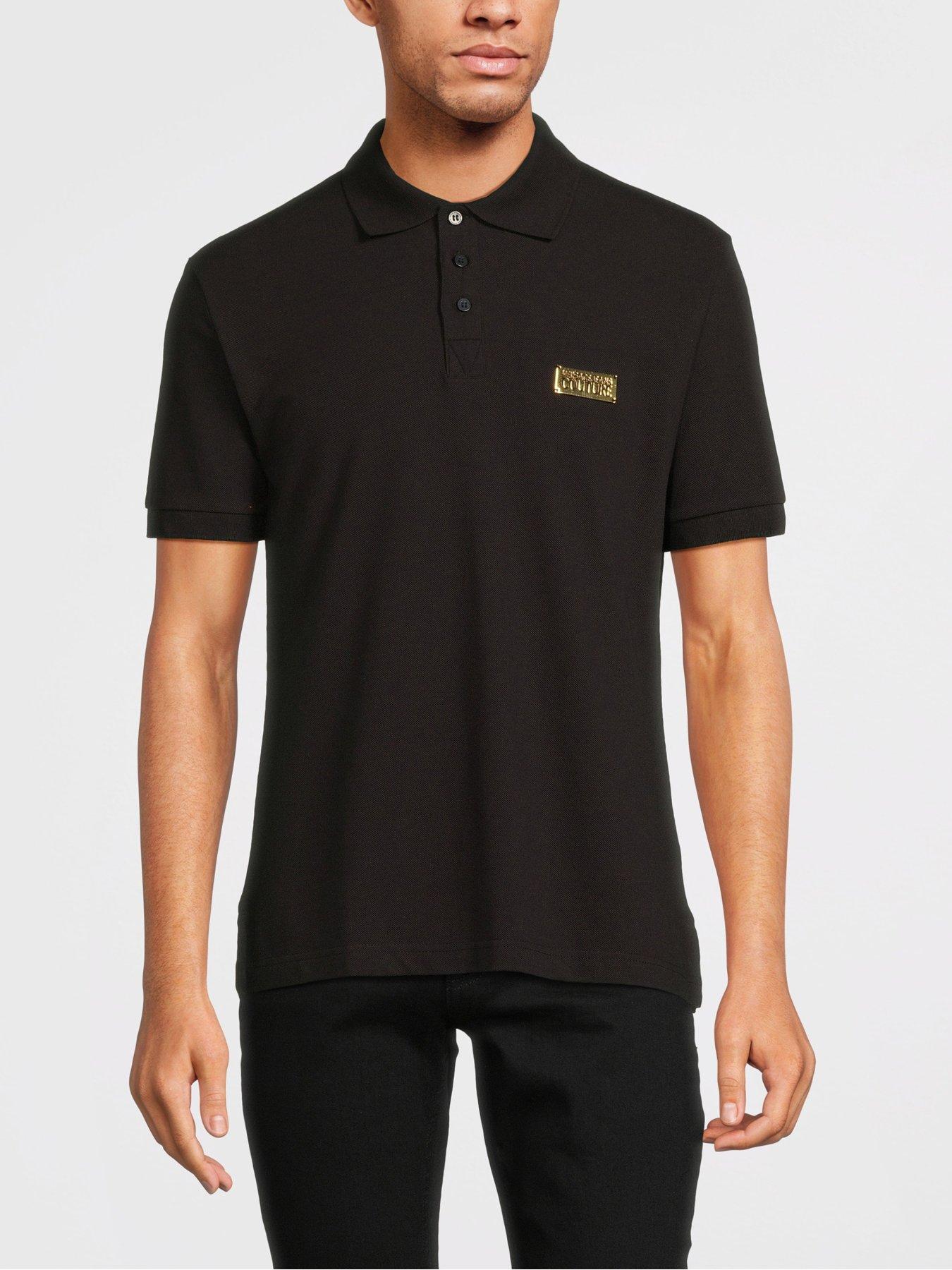 versace-jeans-couture-metal-plaque-logo-polo-shirt-black