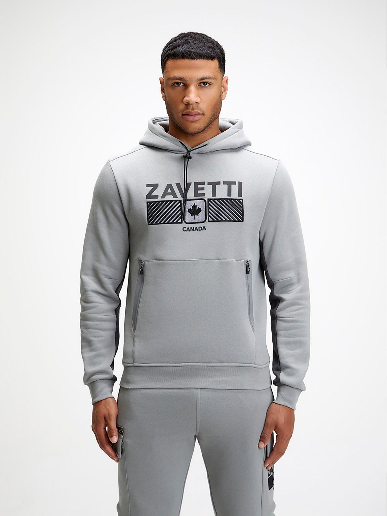 Ovello 2.0 Chevron Hoodie Grey