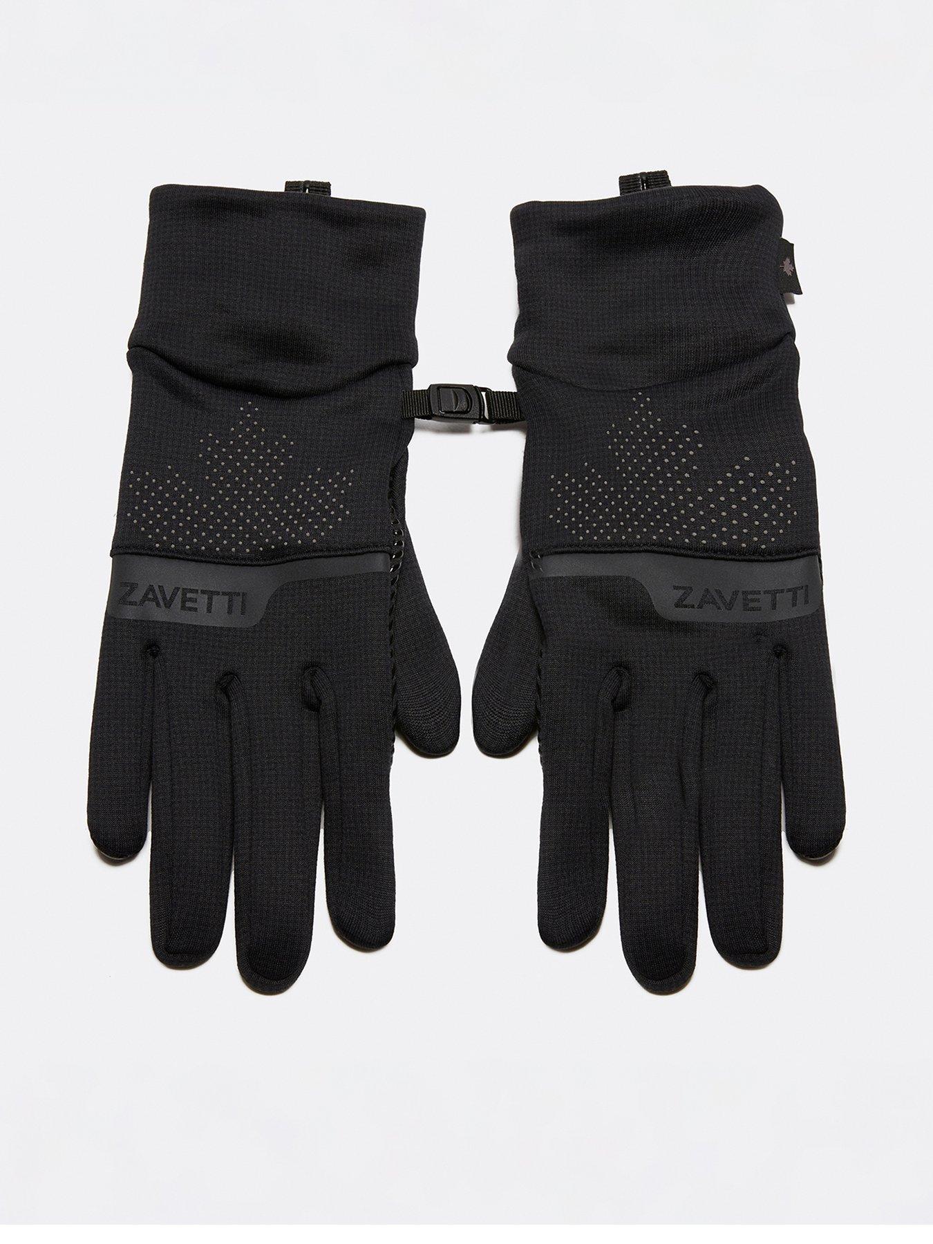 zavetti-canada-forzari-poly-knitted-gloves-black