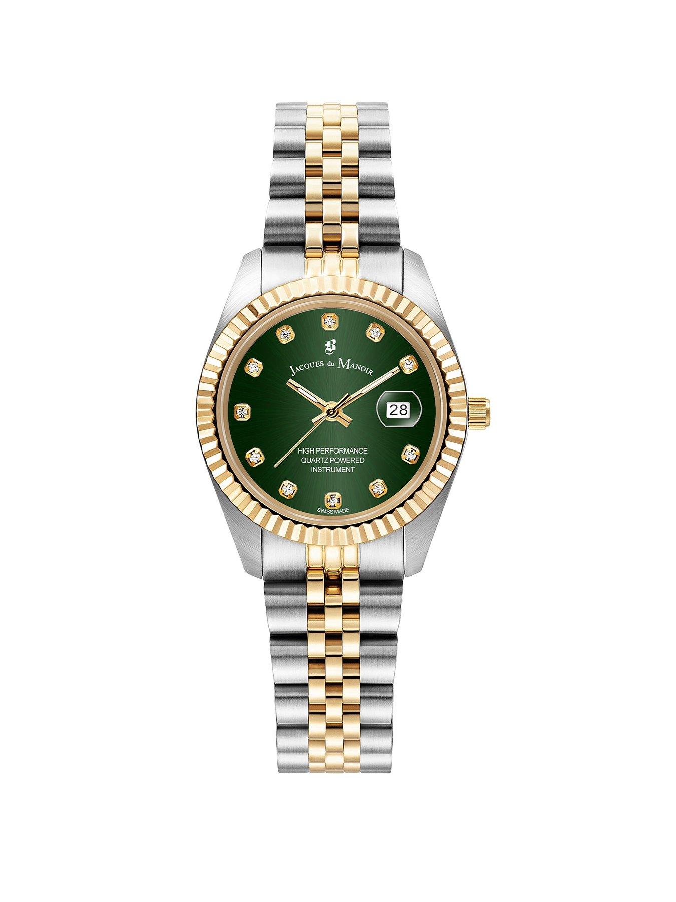 jacques-du-manoir-swiss-made-ladies-inspiration-green-silver-gold-plated-bracelet-watch