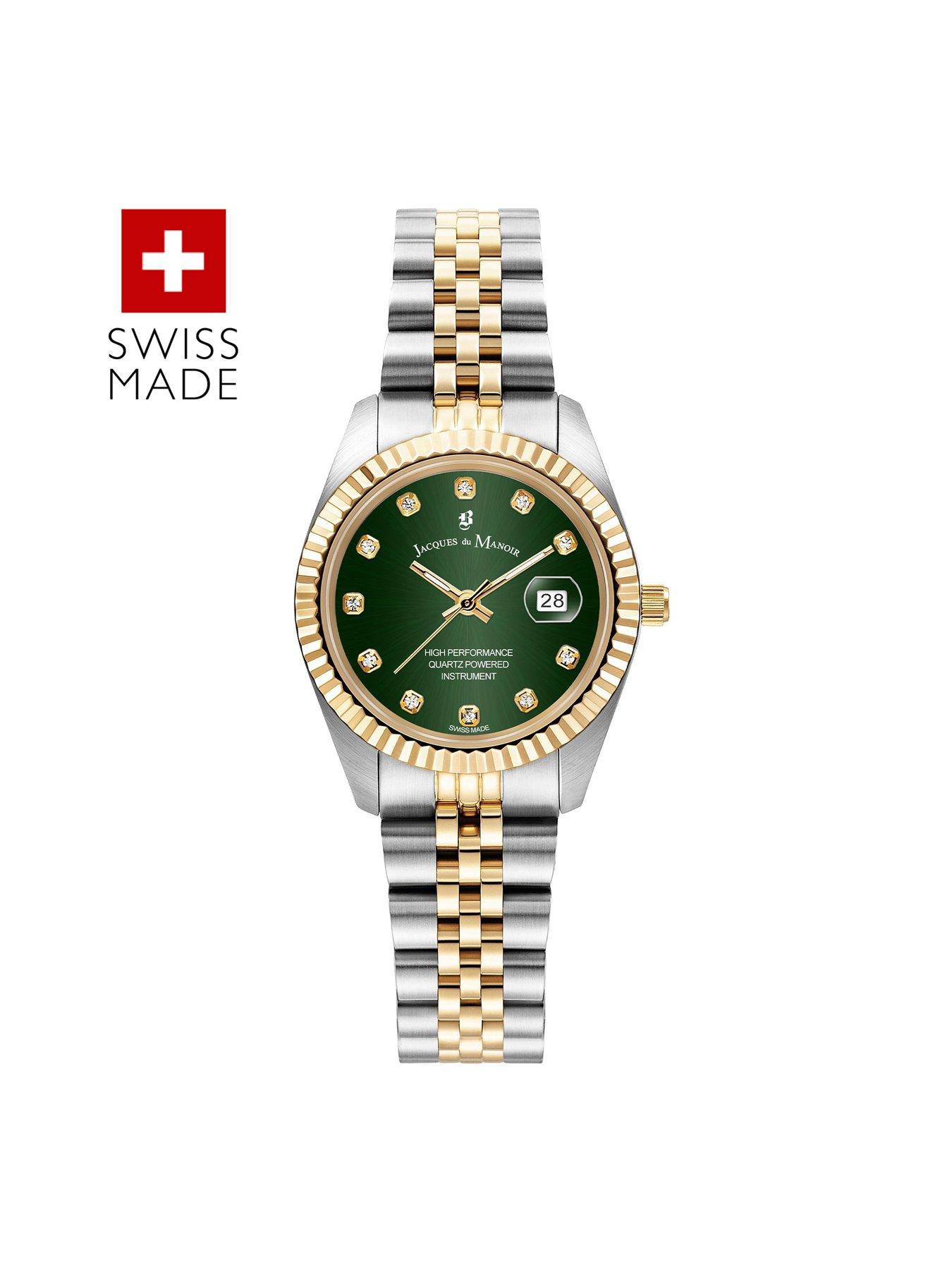 jacques-du-manoir-swiss-made-ladies-inspiration-green-silver-gold-plated-bracelet-watchdetail