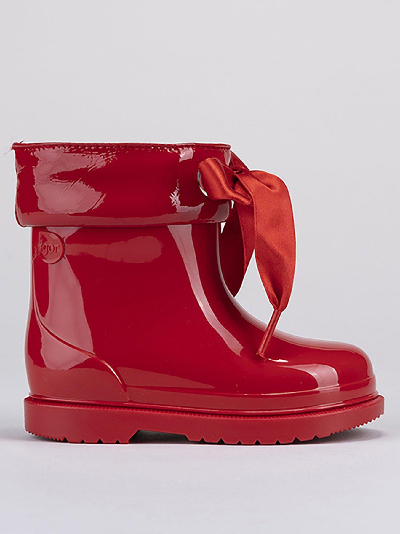 igor-igor-bimbi-lazo-bow-gloss-wellington-boot-red