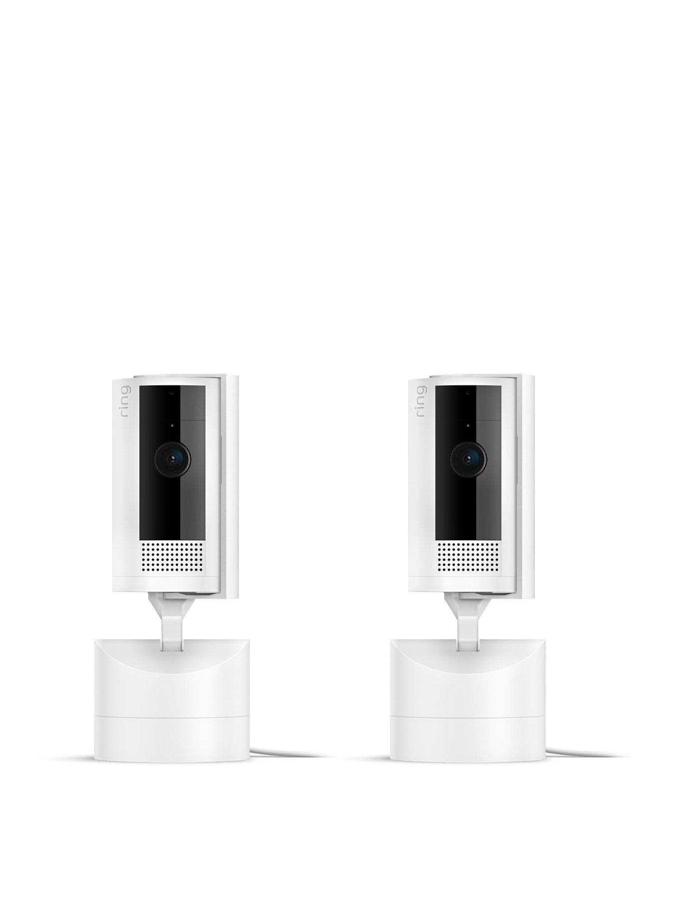 Image 1 of 8 of RING Ring Pan-Tilt Indoor Smart Camera (UK) - 2 pack, White