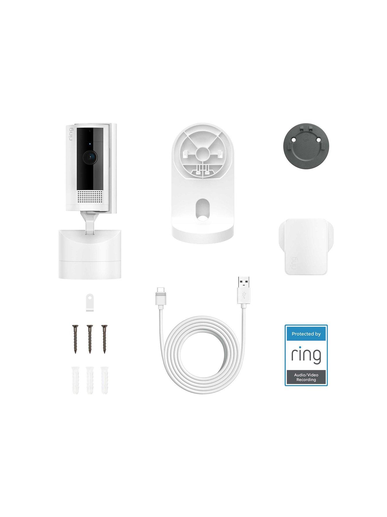 Image 7 of 8 of RING Ring Pan-Tilt Indoor Smart Camera (UK) - 2 pack, White