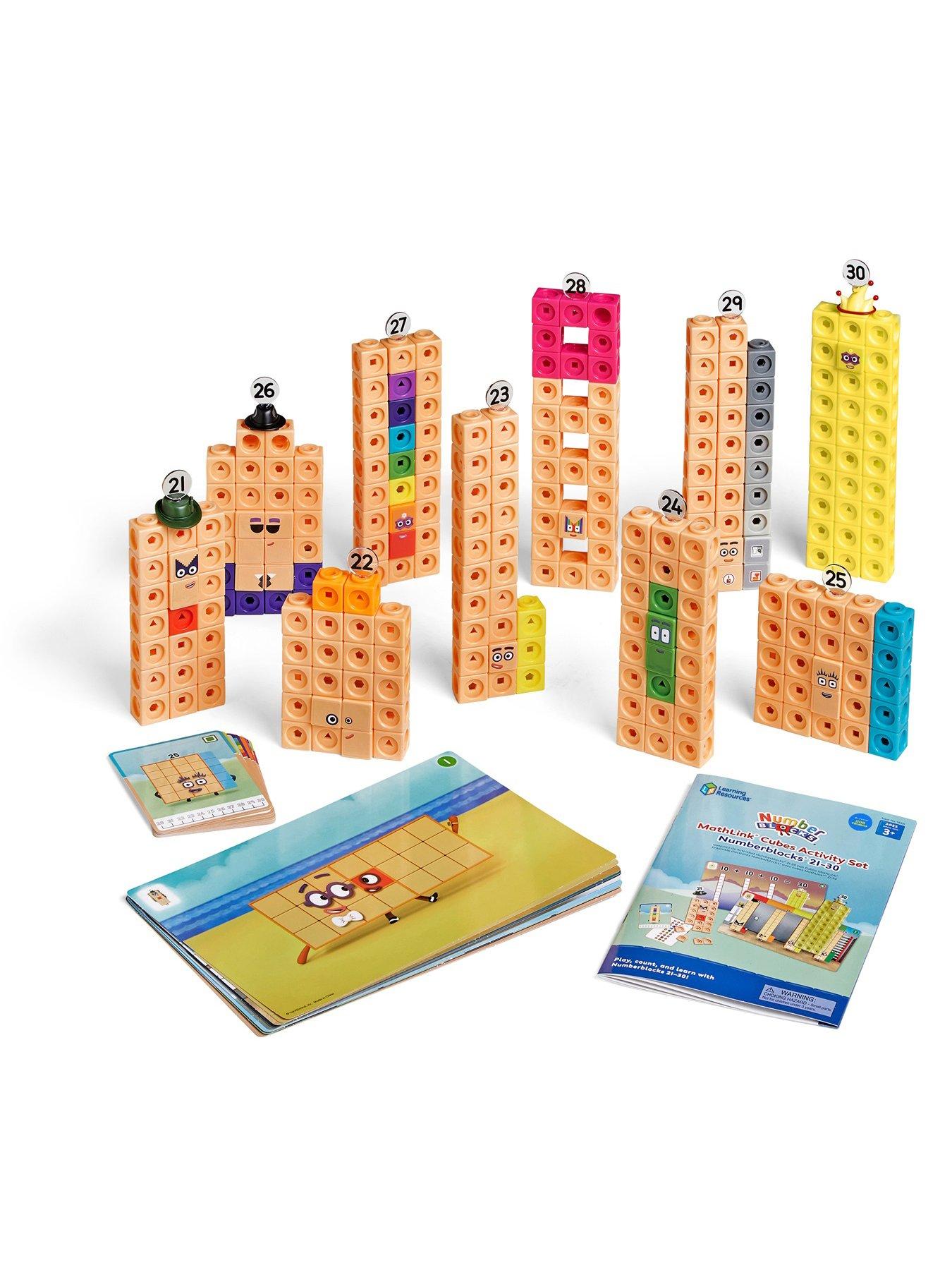 Image 3 of 6 of LEARNING RESOURCES Mathlink Cubes Numberblocks 21-30 Activity Set