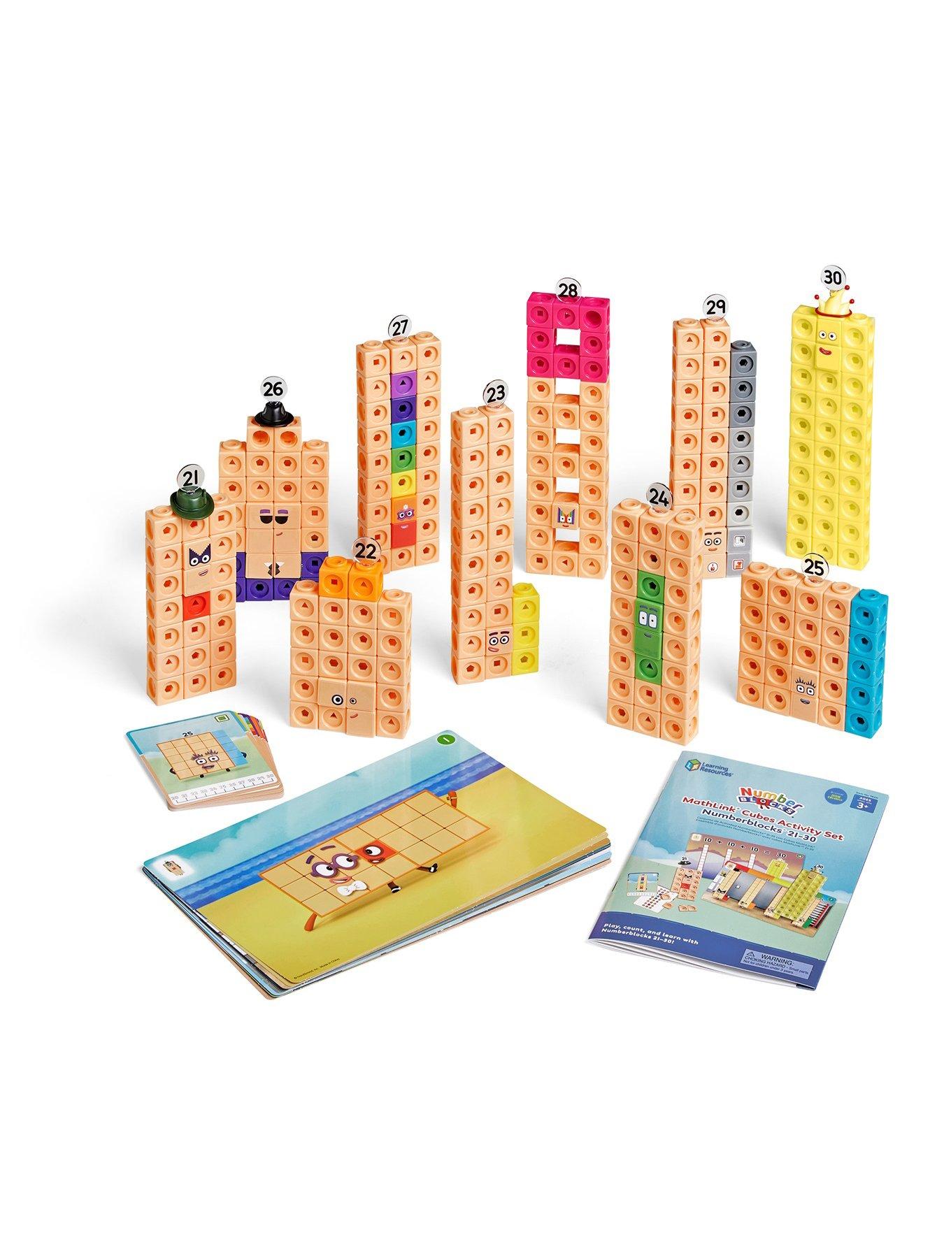Image 3 of 5 of LEARNING RESOURCES Mathlink Cubes Numberblocks 21-30 Activity Set