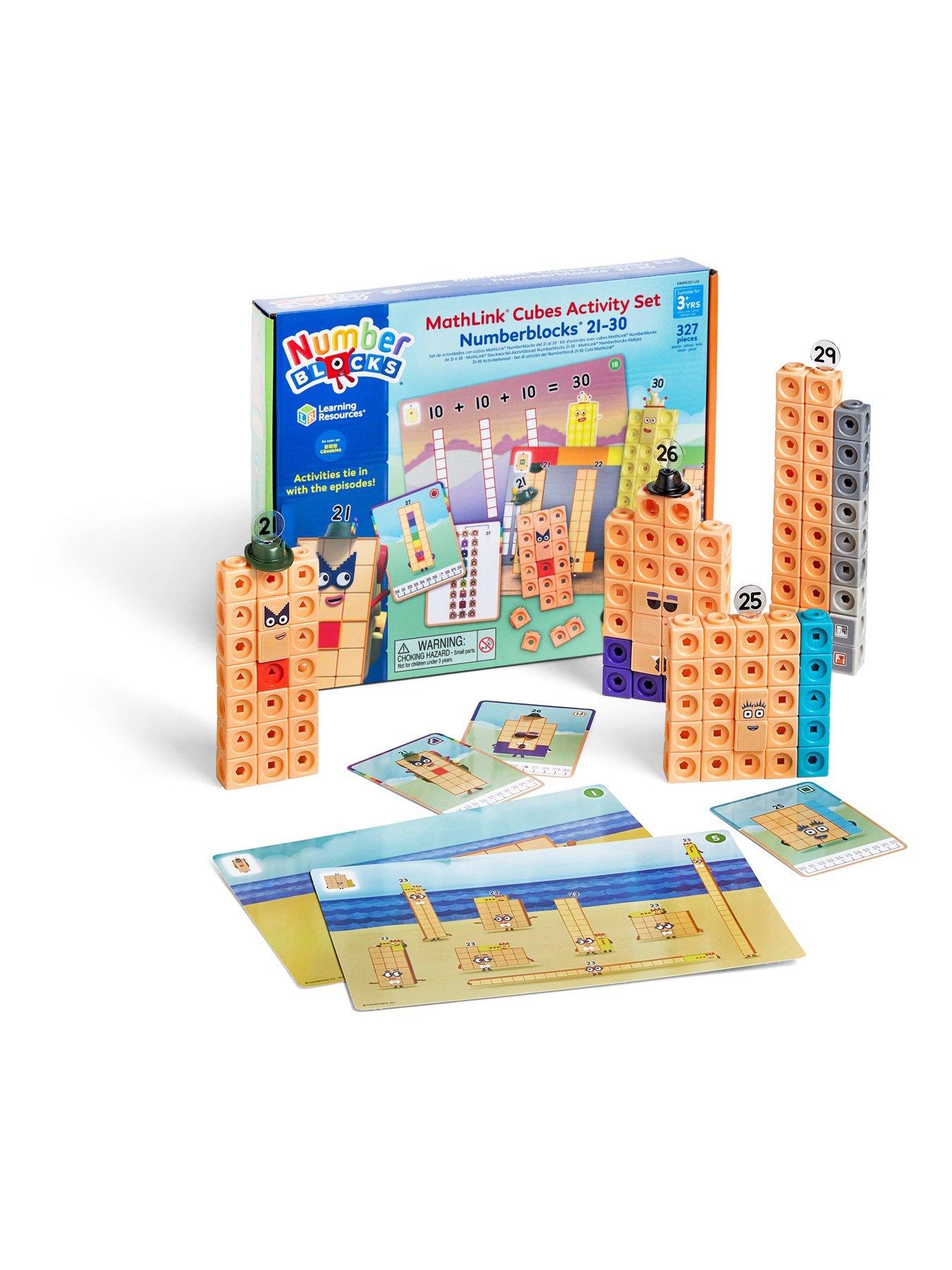 Image 4 of 5 of LEARNING RESOURCES Mathlink Cubes Numberblocks 21-30 Activity Set