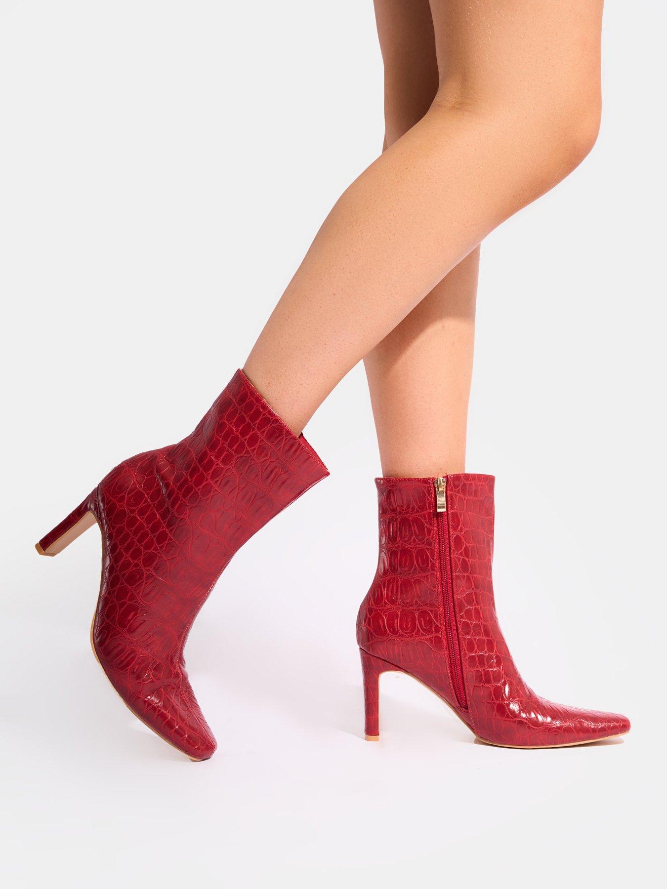 public-desire-polaris-ankle-boot-red