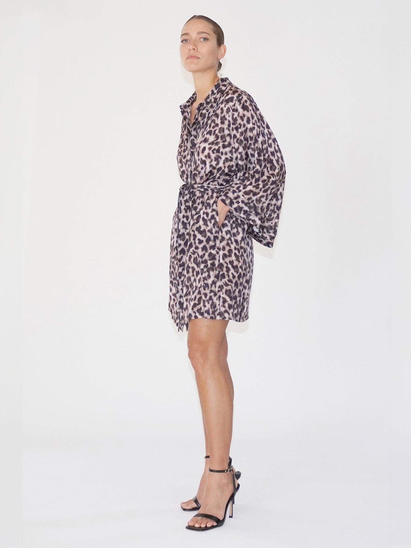 religion-tunic-leopard-print-kimono-sleeve-shirt-dress-browndetail