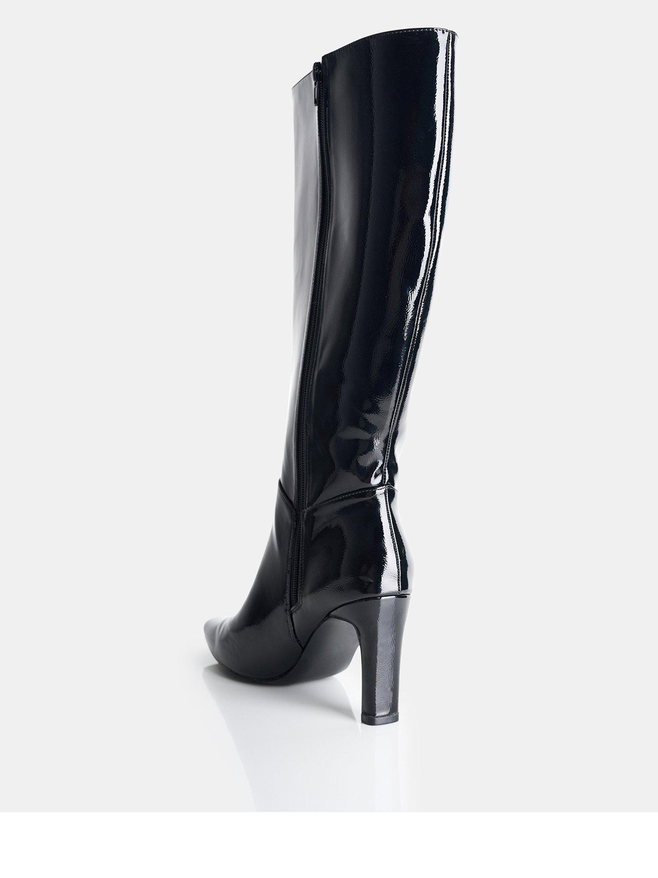 public-desire-wide-fit-pose-knee-high-boot-blackback