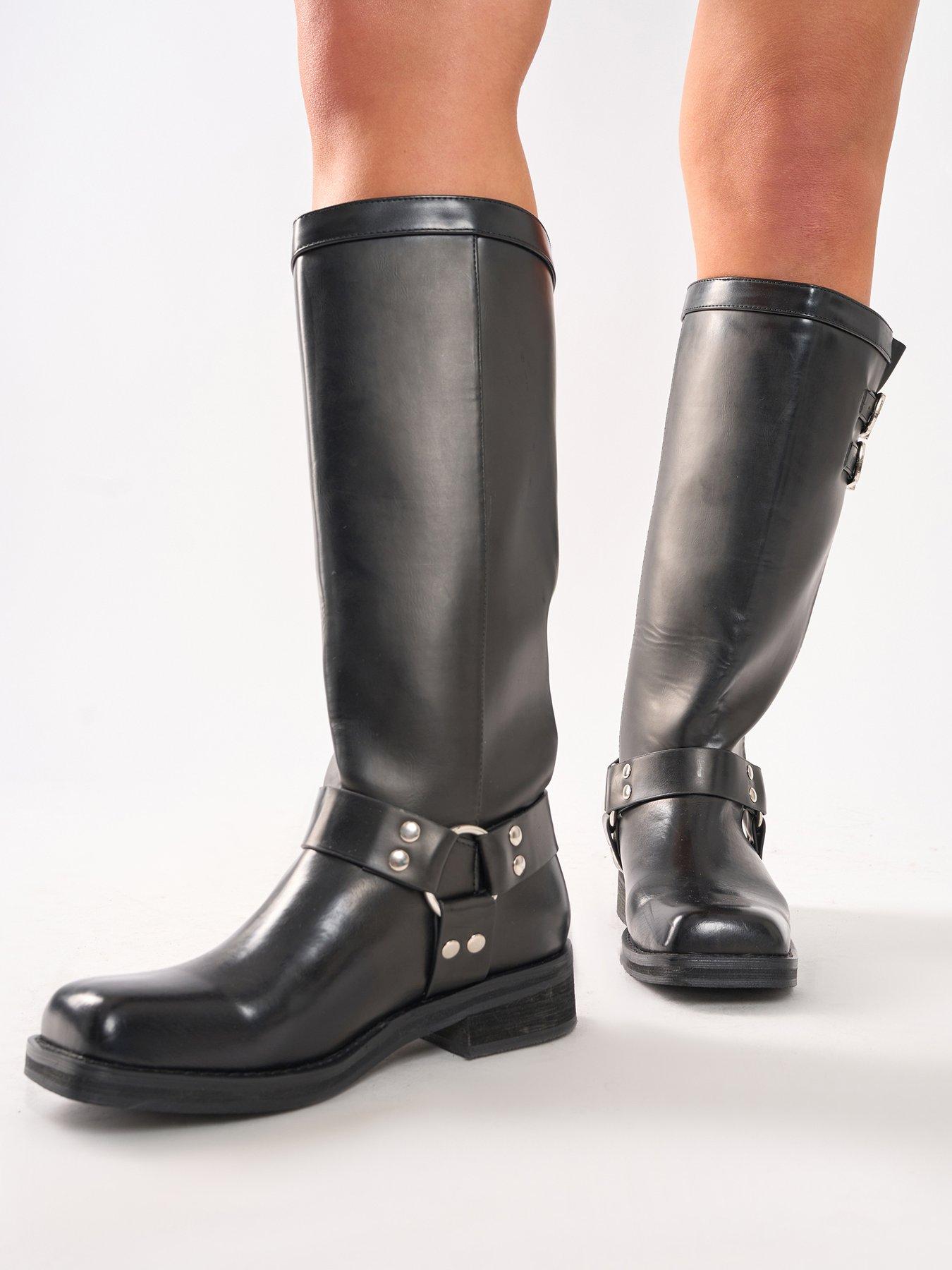 public-desire-sirius-knee-high-biker-boot-black