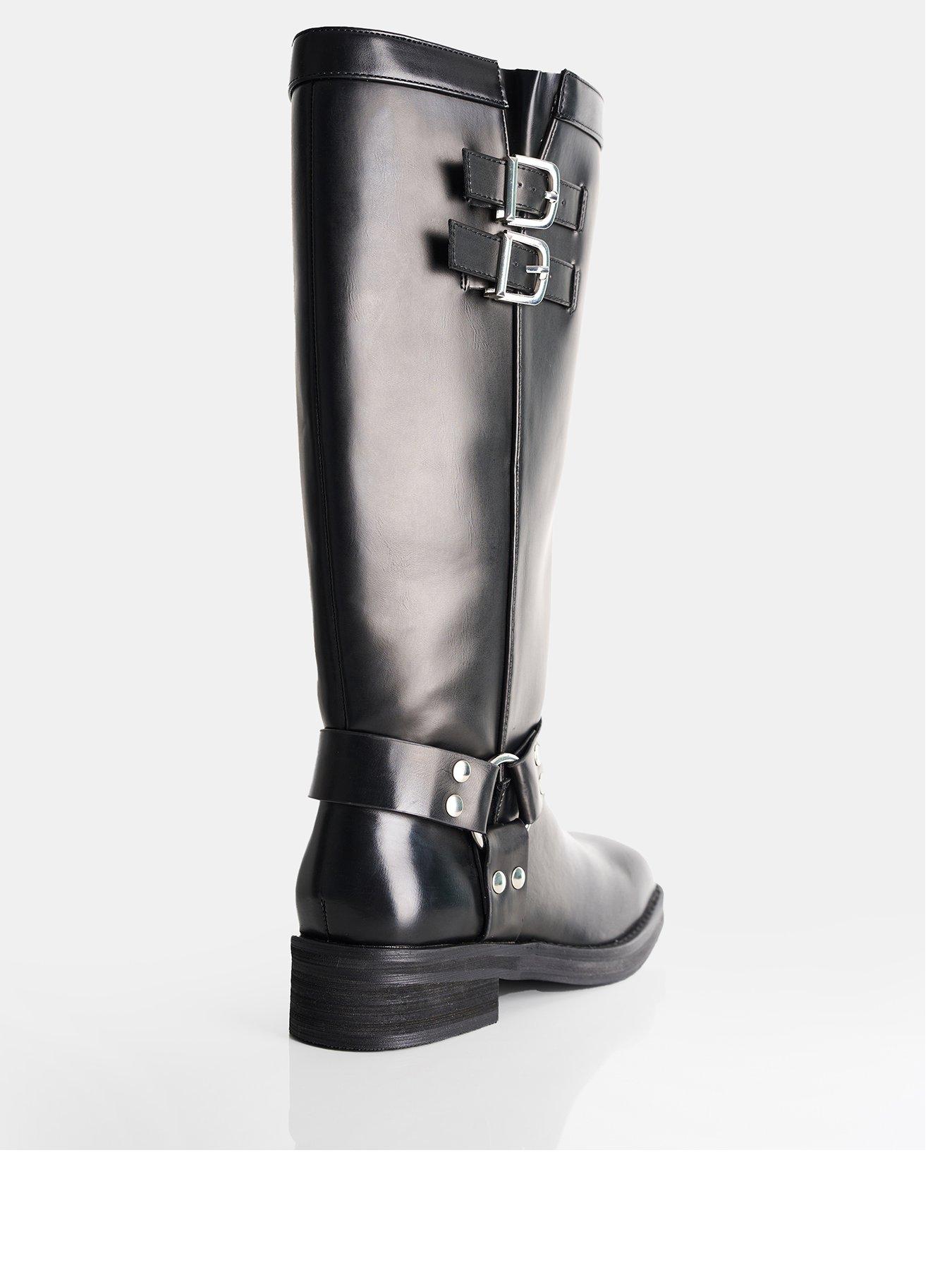 public-desire-sirius-knee-high-biker-boot-blackback