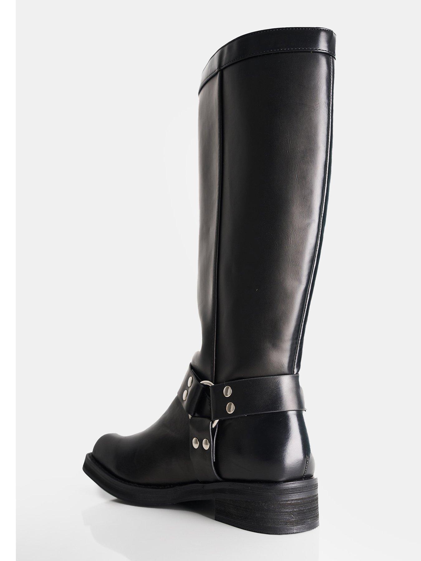 public-desire-sirius-knee-high-biker-boot-blackdetail