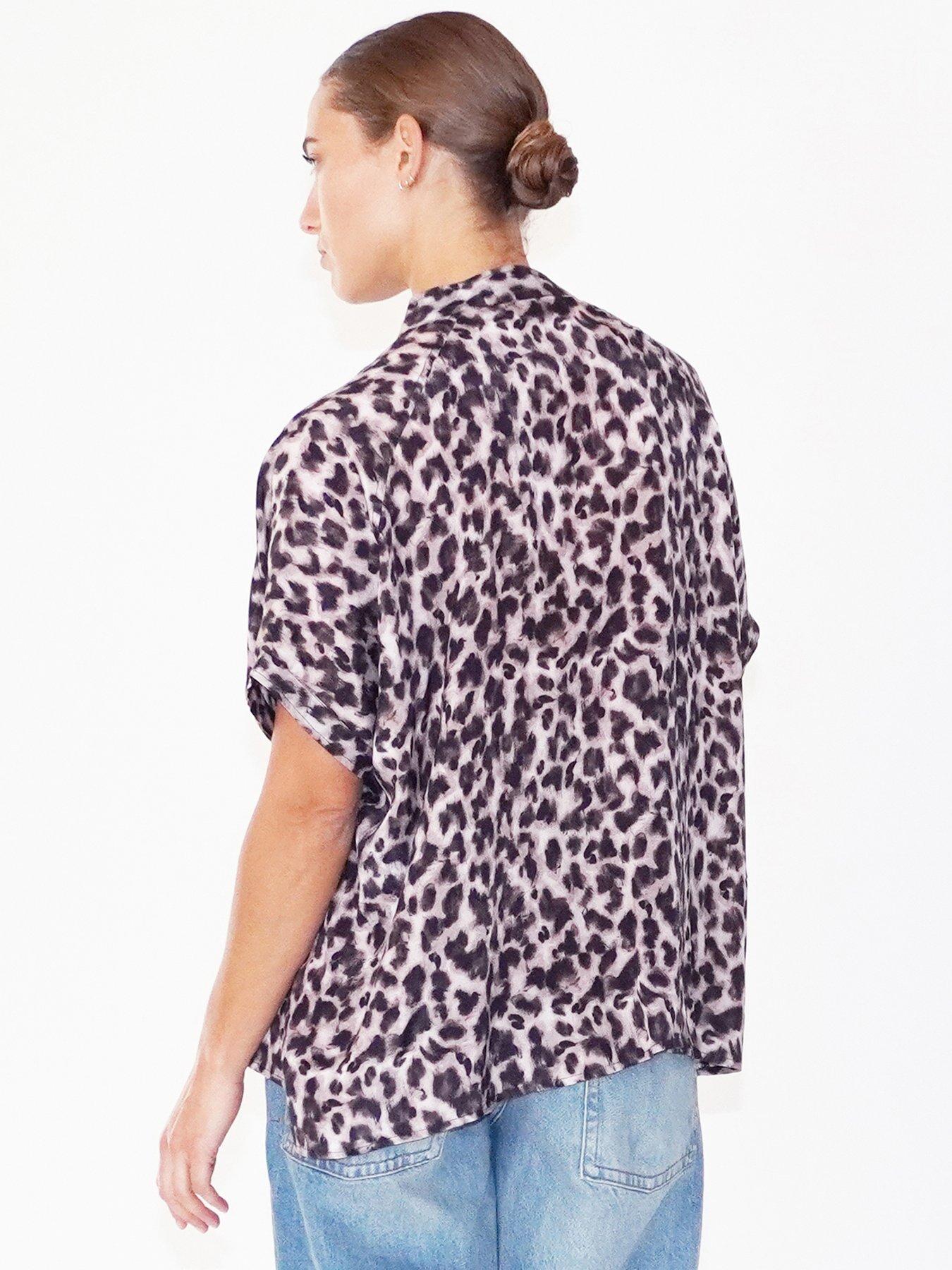 religion-oversized-leopard-print-blouse-brownstillFront