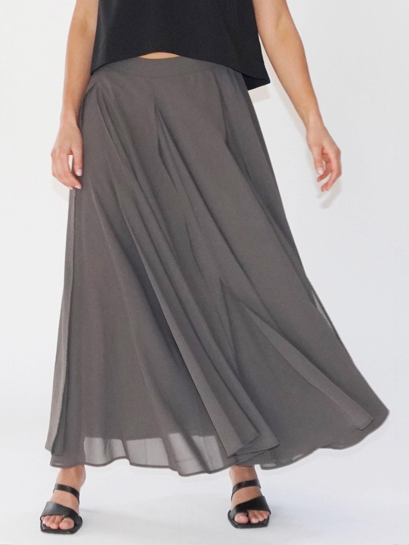 religion-religion-floaty-sheer-multi-layered-olsen-maxi-skirt-greydetail