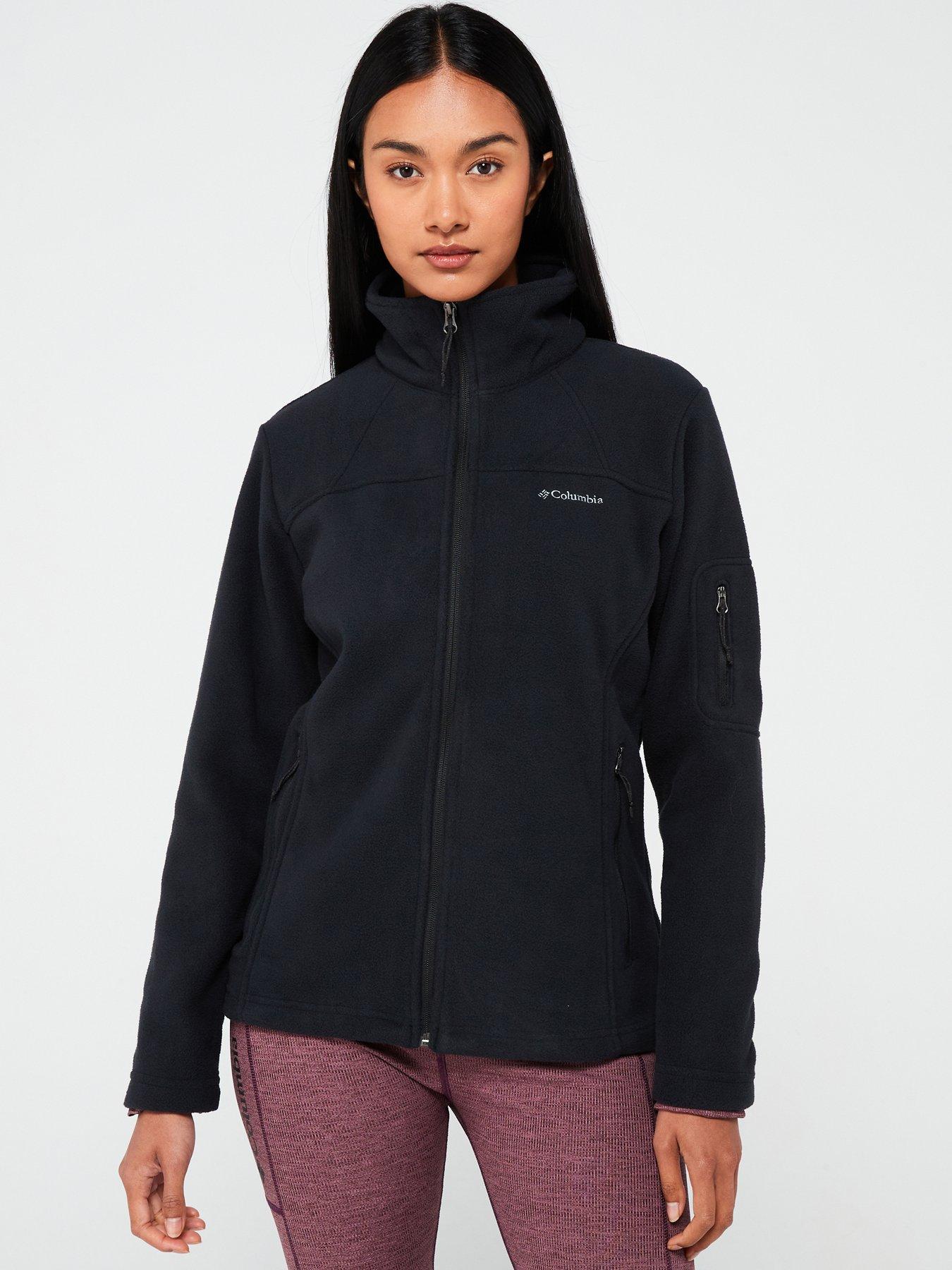 columbia-womens-fast-trek-ii-fleece-blackfront