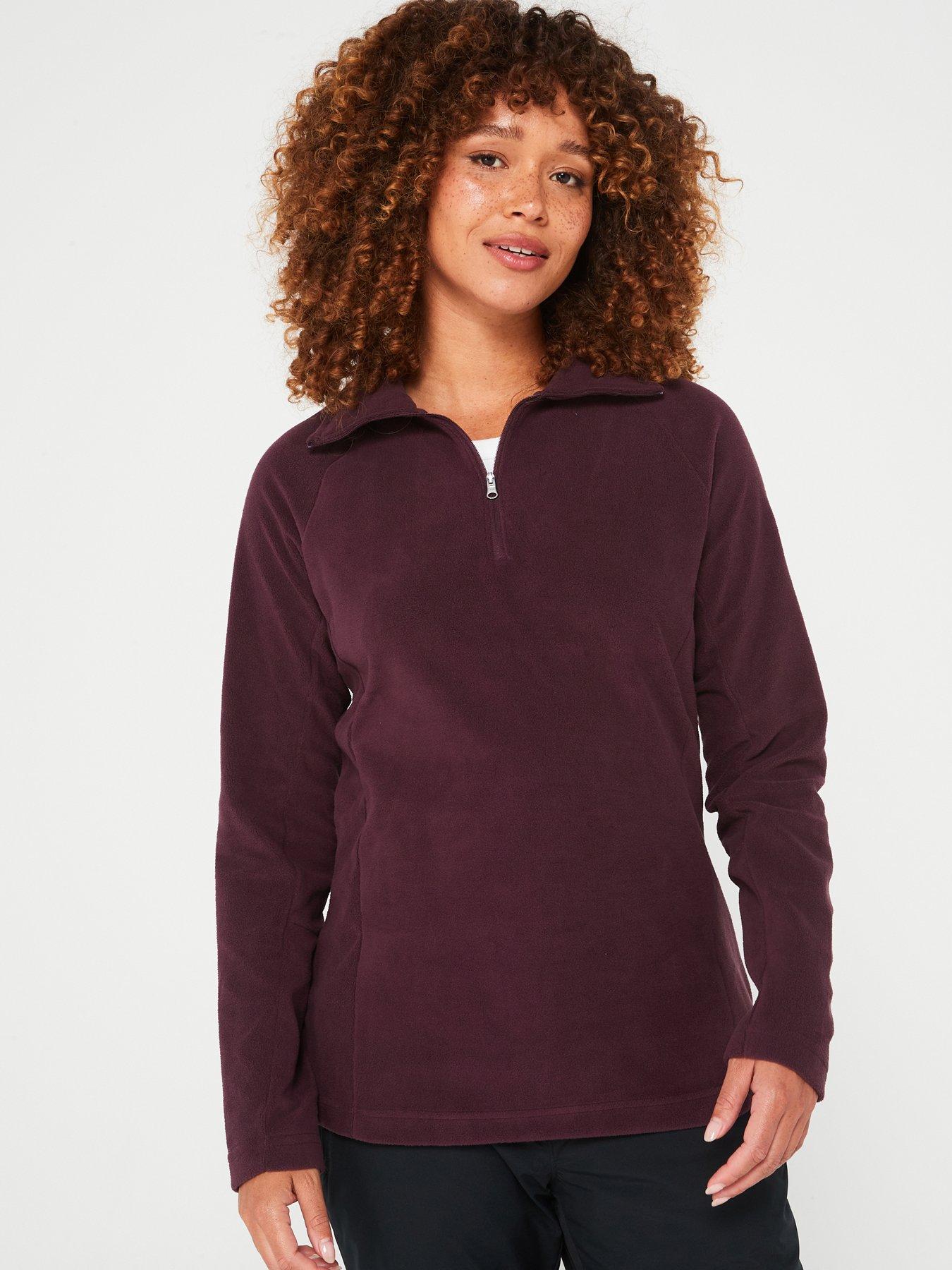 columbia-womens-glacial-12-zip-fleece-purple