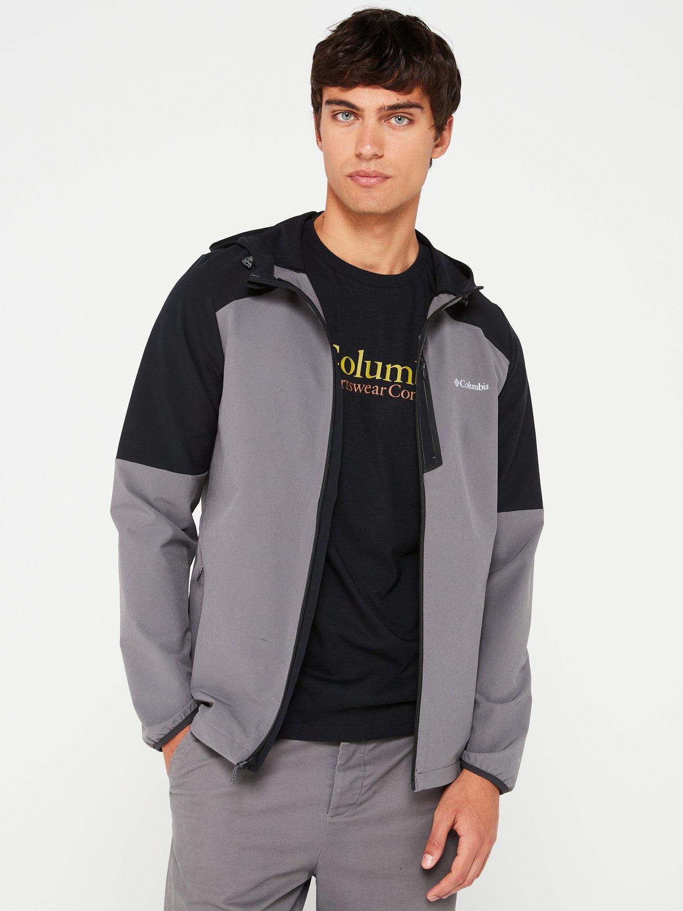 columbia-mens-tech-softshell-hoodie-greydetail