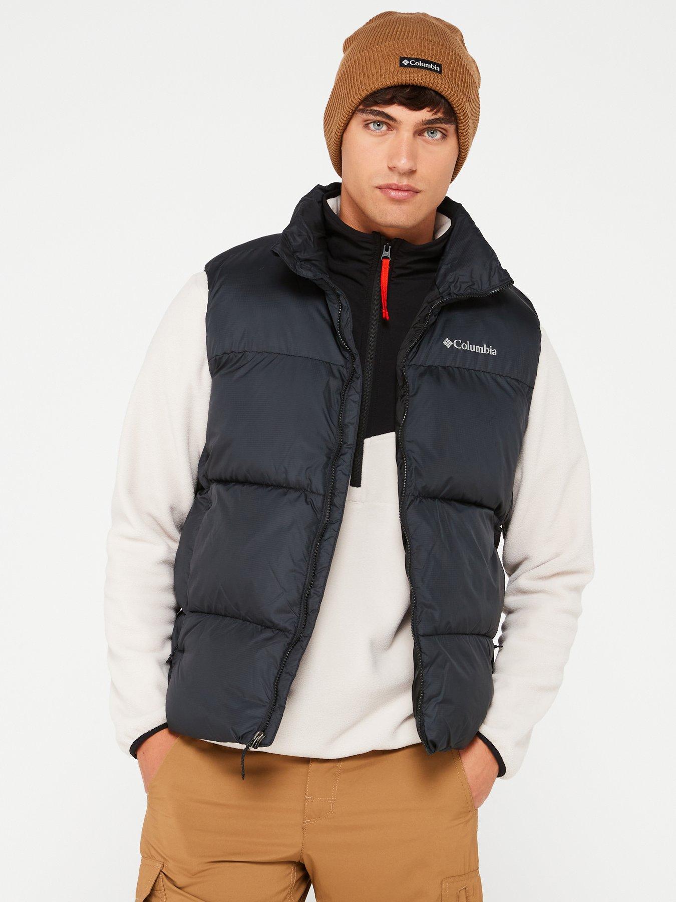 columbia-mens-puffect-vest-blackfront