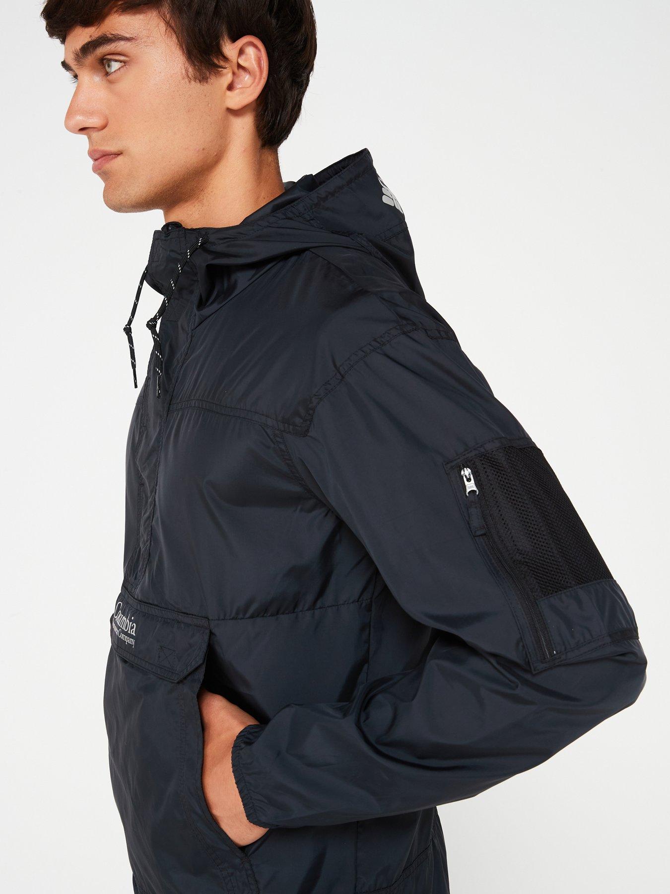 columbia-mens-challenger-ii-windbreaker-jacket-blackdetail