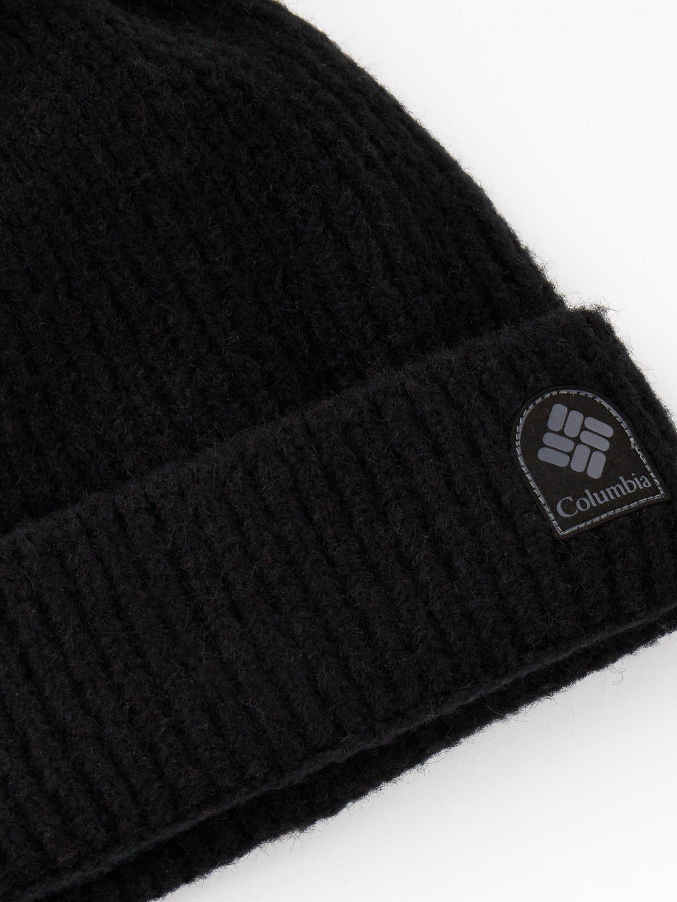 columbia-unisex-winter-blur-pom-pom-beanie-blackoutfit