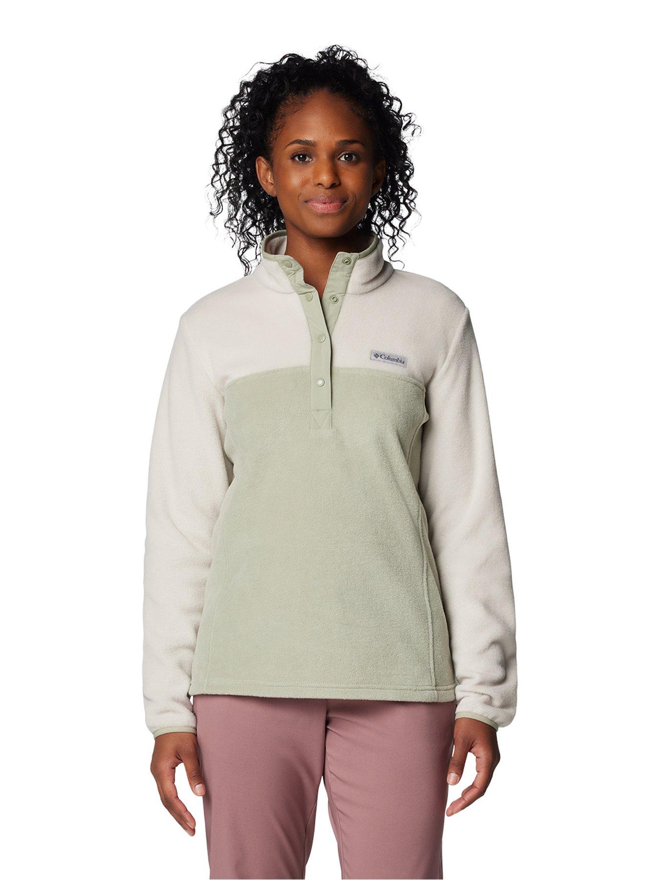 columbia-womens-benton-springs-12-snap-pull-over-fleece-brown