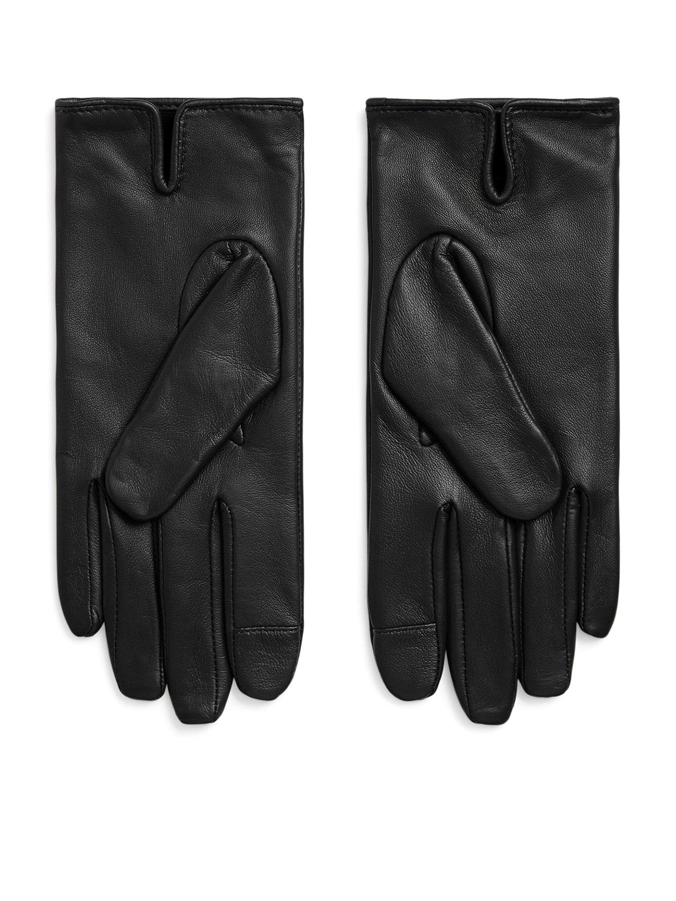 lauren-by-ralph-lauren-leather-gloves-blackfront