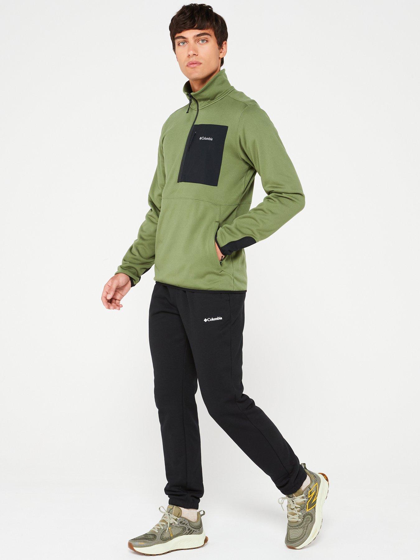 columbia-mens-columbia-hike-half-zip-ii-greenback