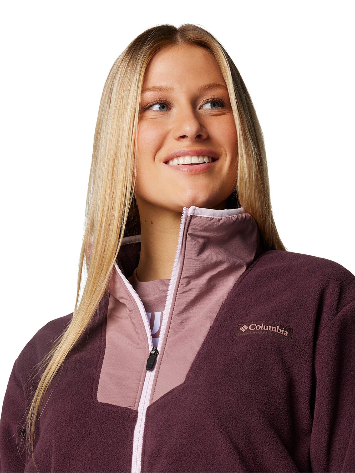 Womens purple columbia fleece sales
