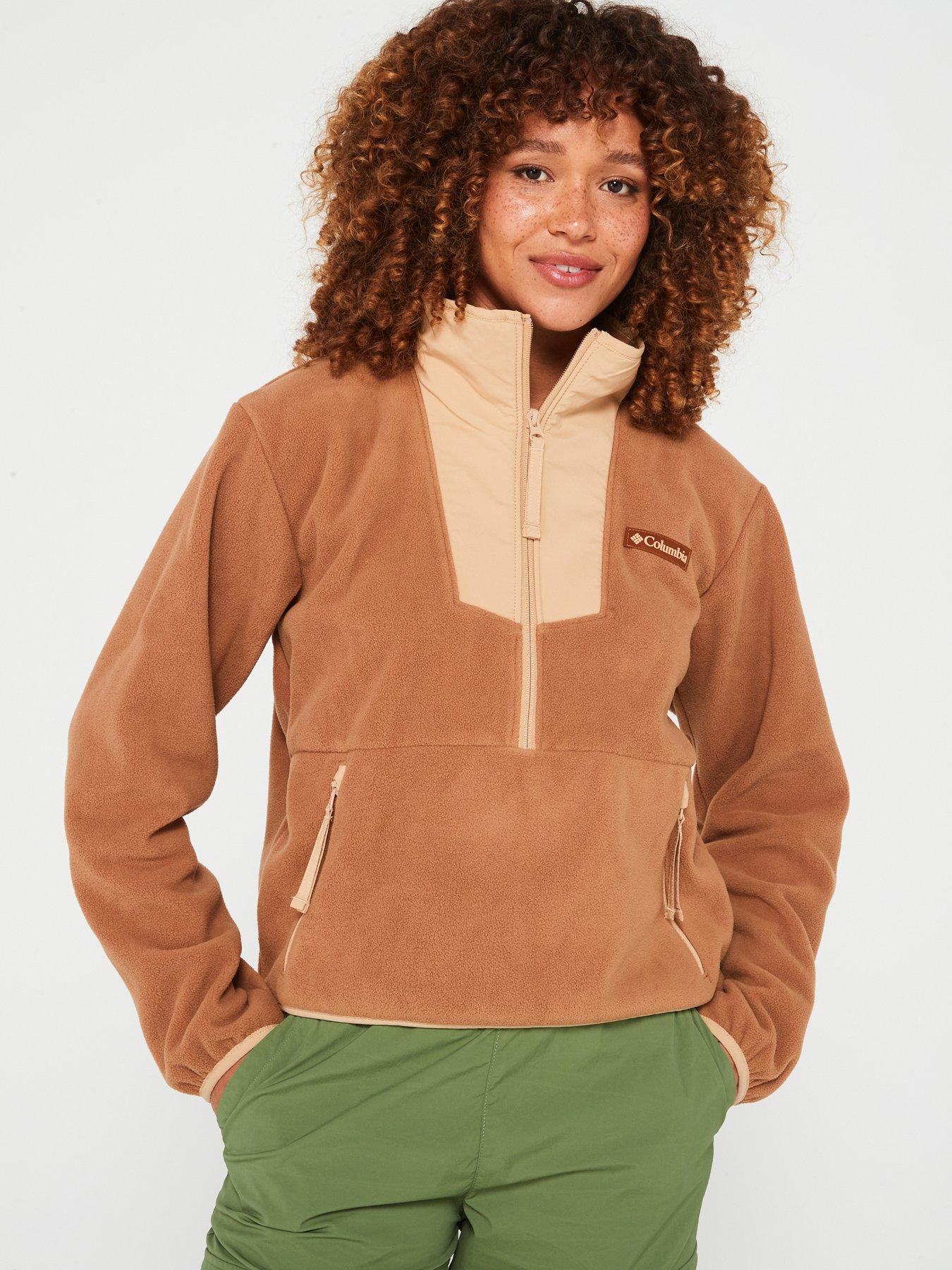 columbia-womens-sequoia-grove-12-zip-fleece-brown