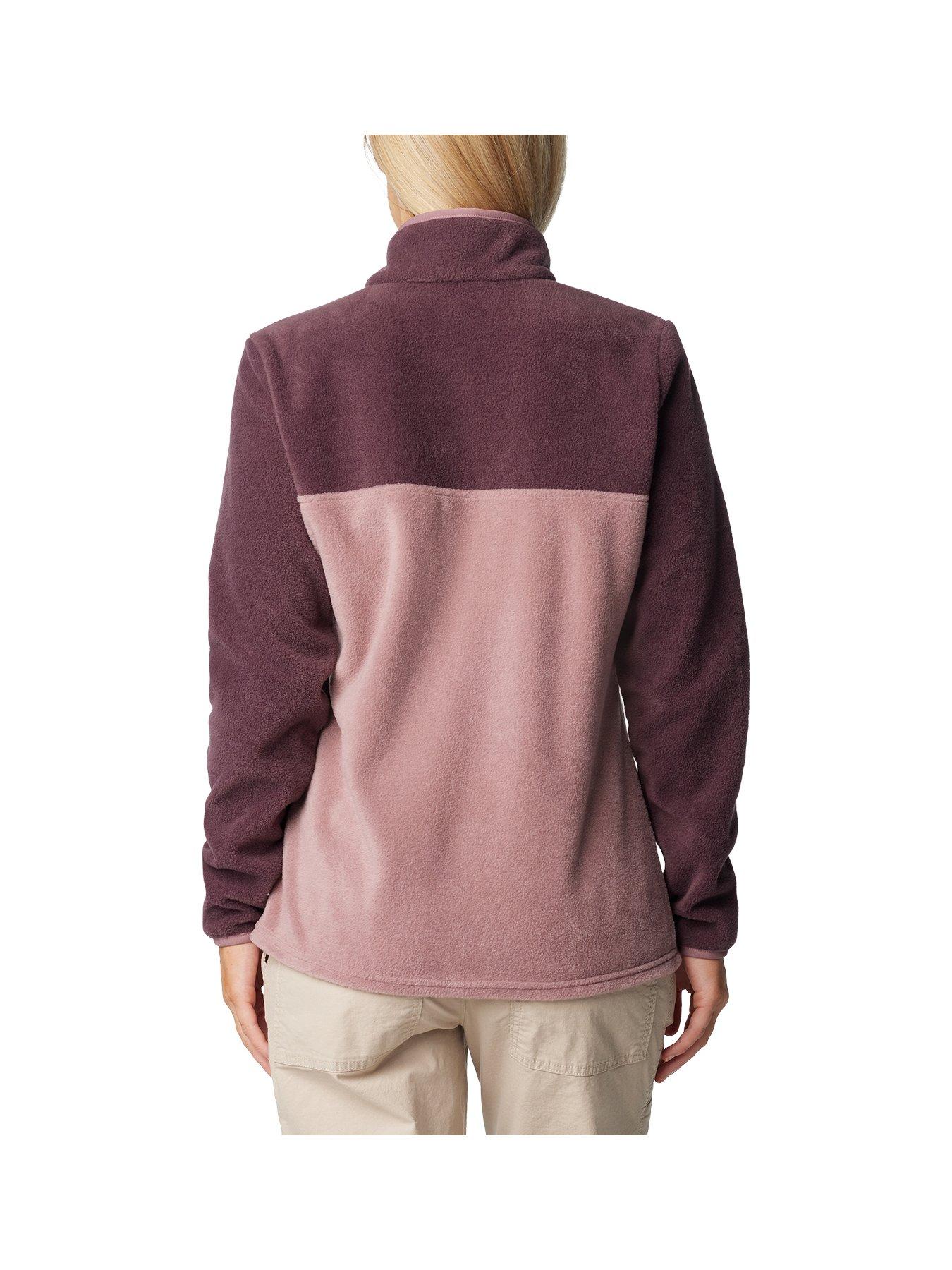 columbia-womens-benton-springs-12-snap-pull-over-fleece-purplestillFront