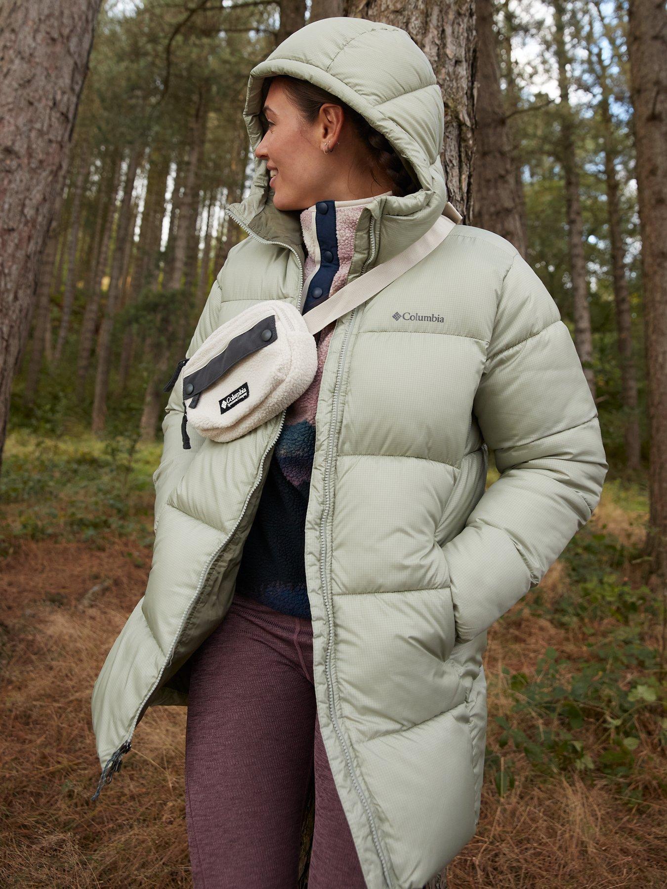 Columbia Women's Puffect II Mid Hooded Jacket Green Very Ireland