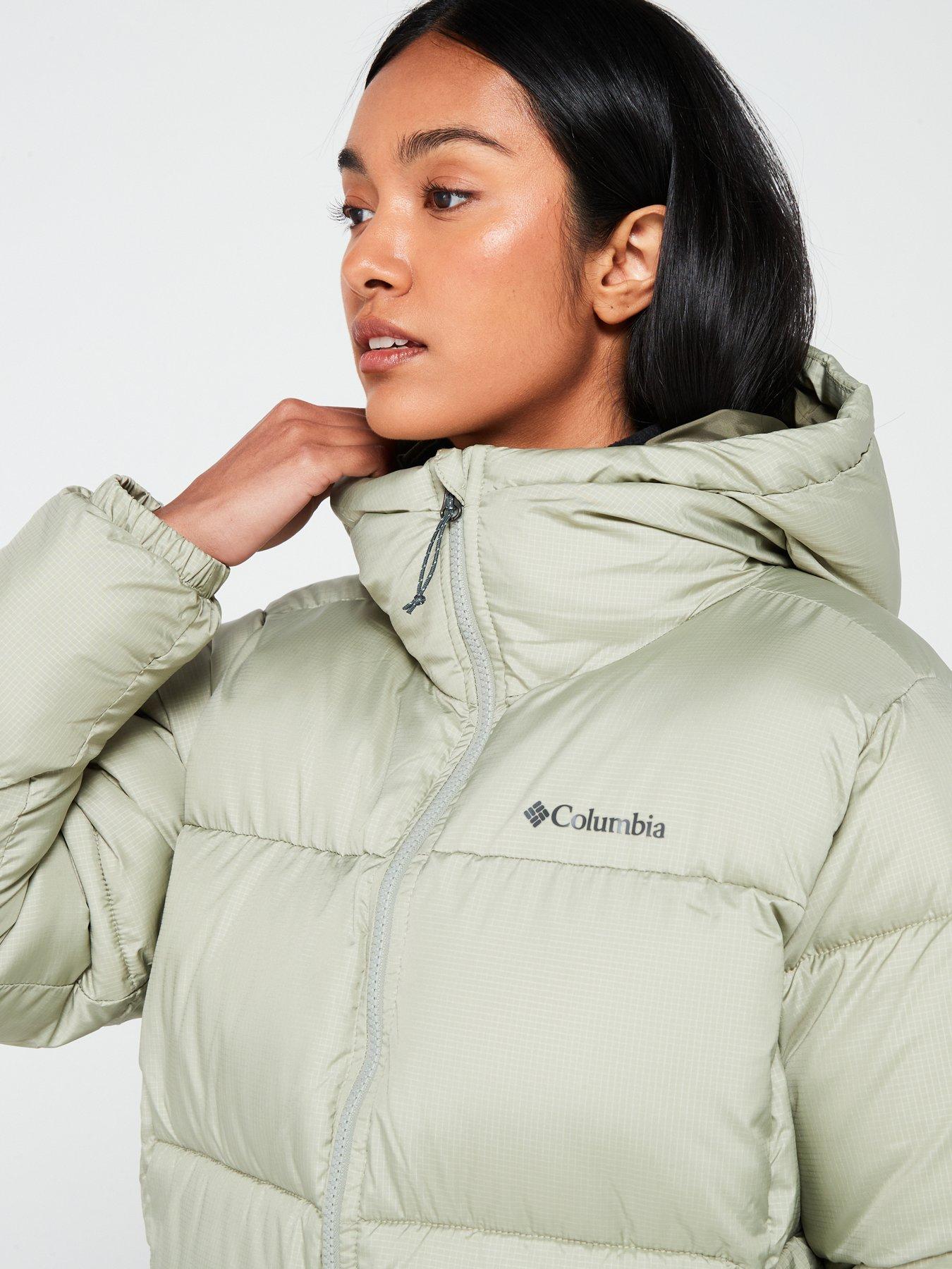 Columbia Women's Puffect II Mid Hooded Jacket Green Very Ireland