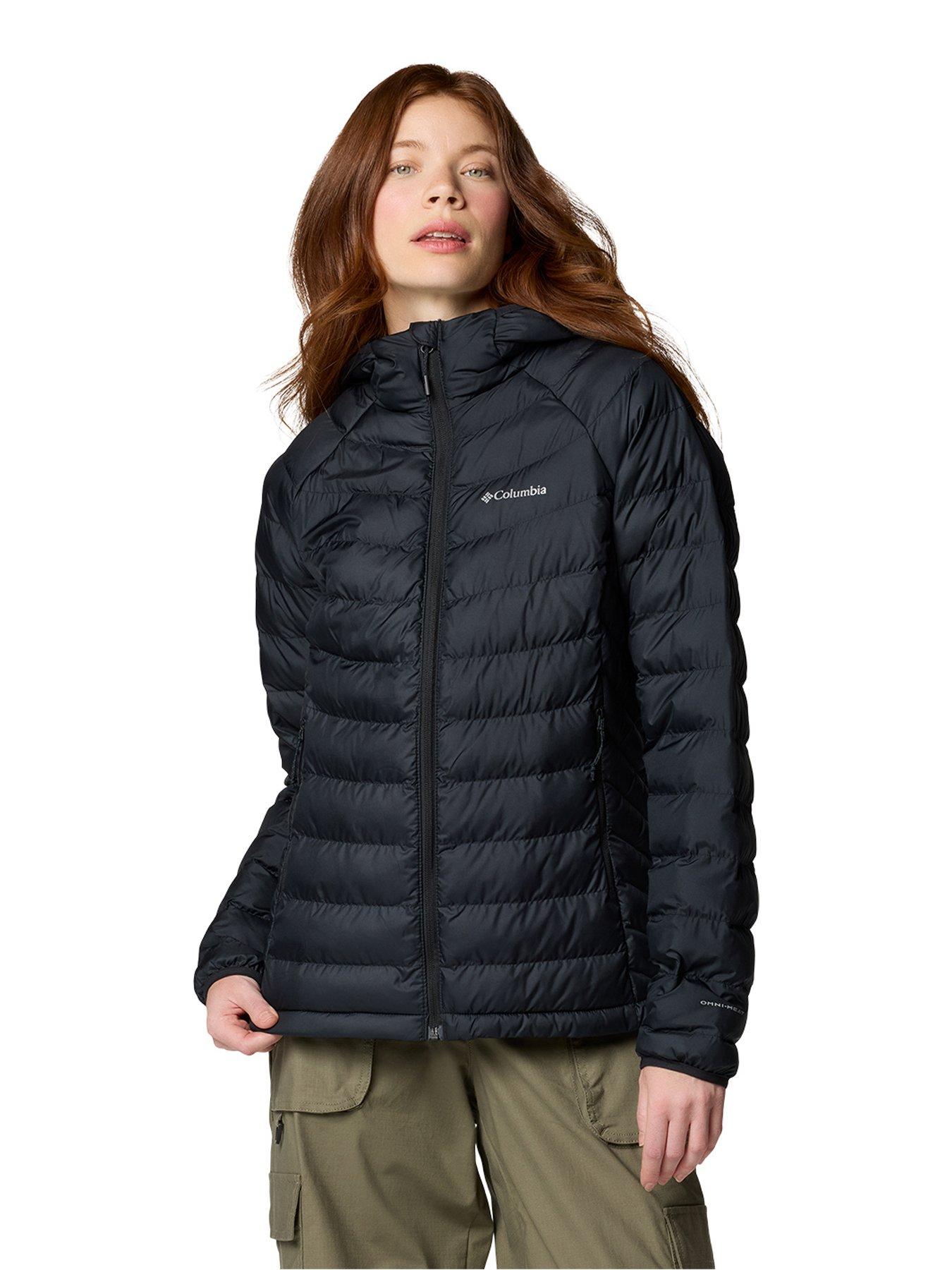 Image 1 of 4 of Columbia Women's Powder Lite II Hooded Jacket - Black