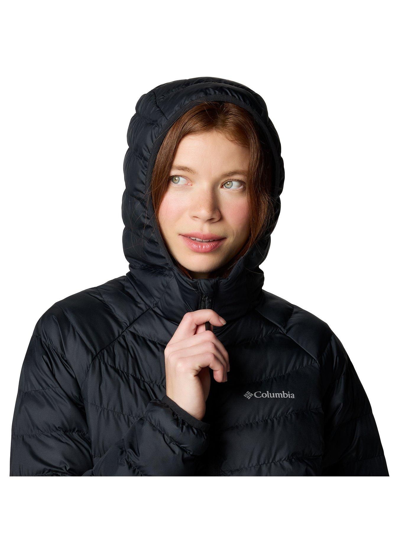 Image 4 of 4 of Columbia Women's Powder Lite II Hooded Jacket - Black