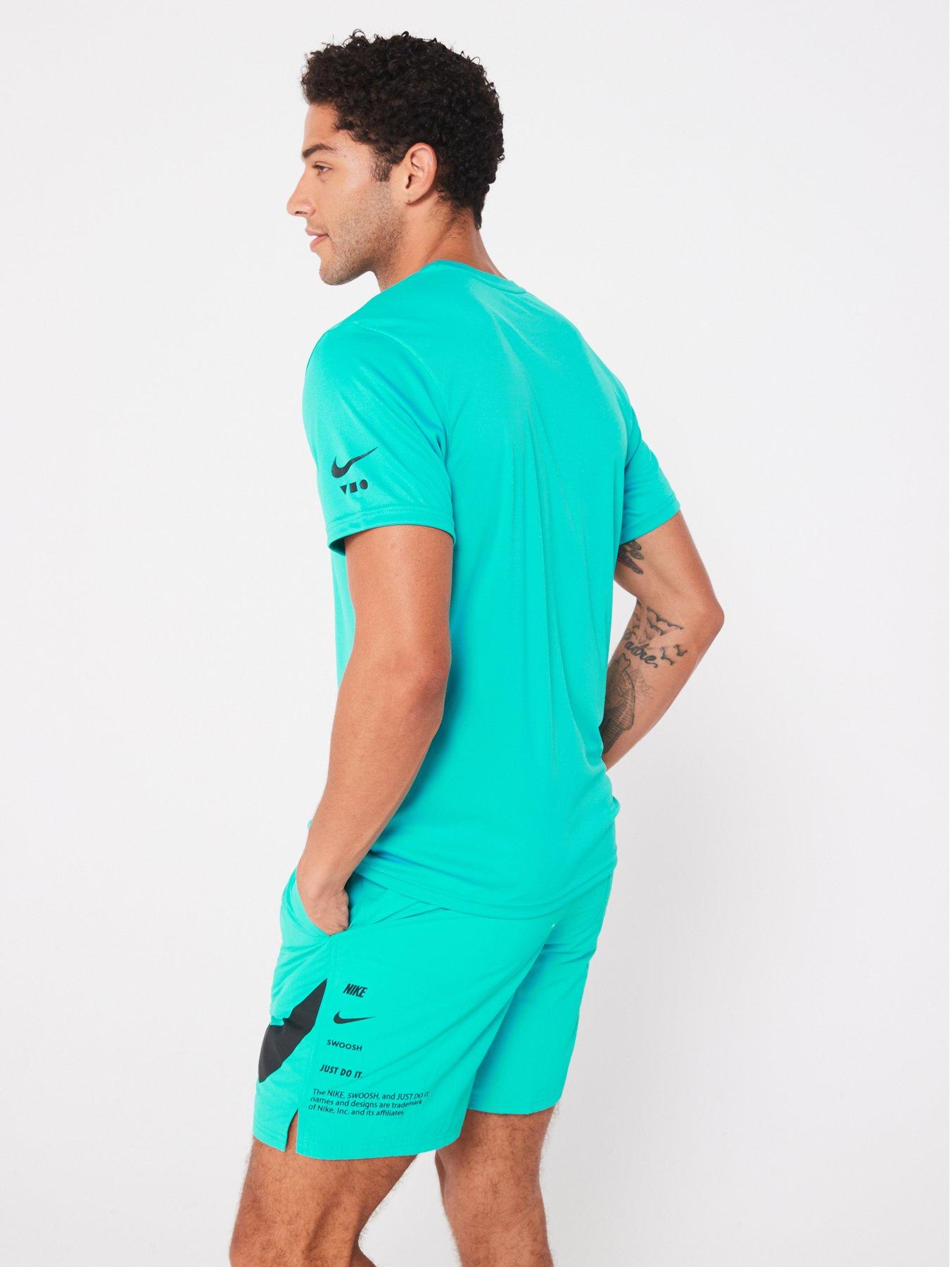 nike-essential-short-sleeve-hydroguard-tealstillFront