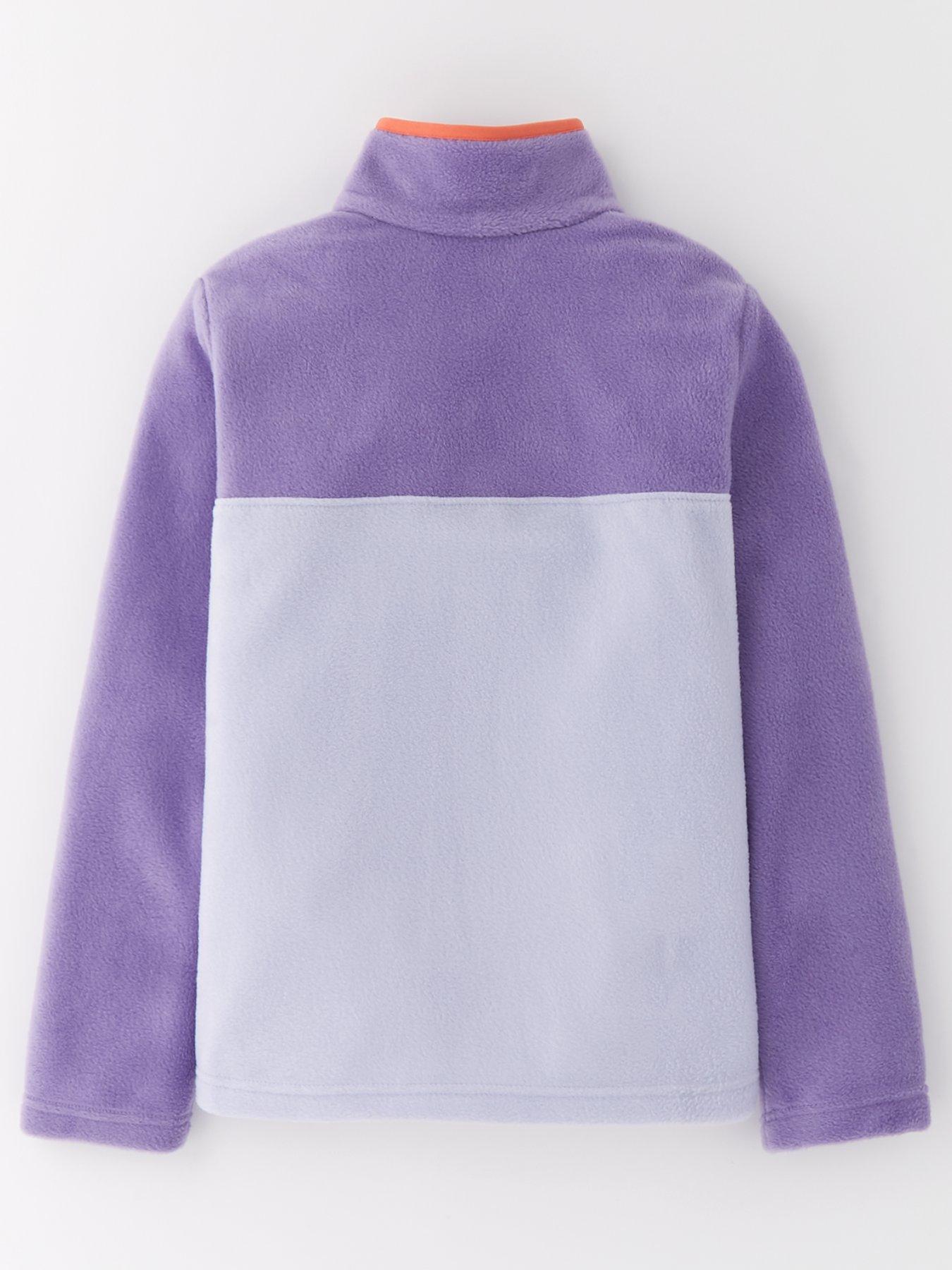 columbia-youth-unisex-steens-moutain-14-snap-fleece-pull-over-purpleback